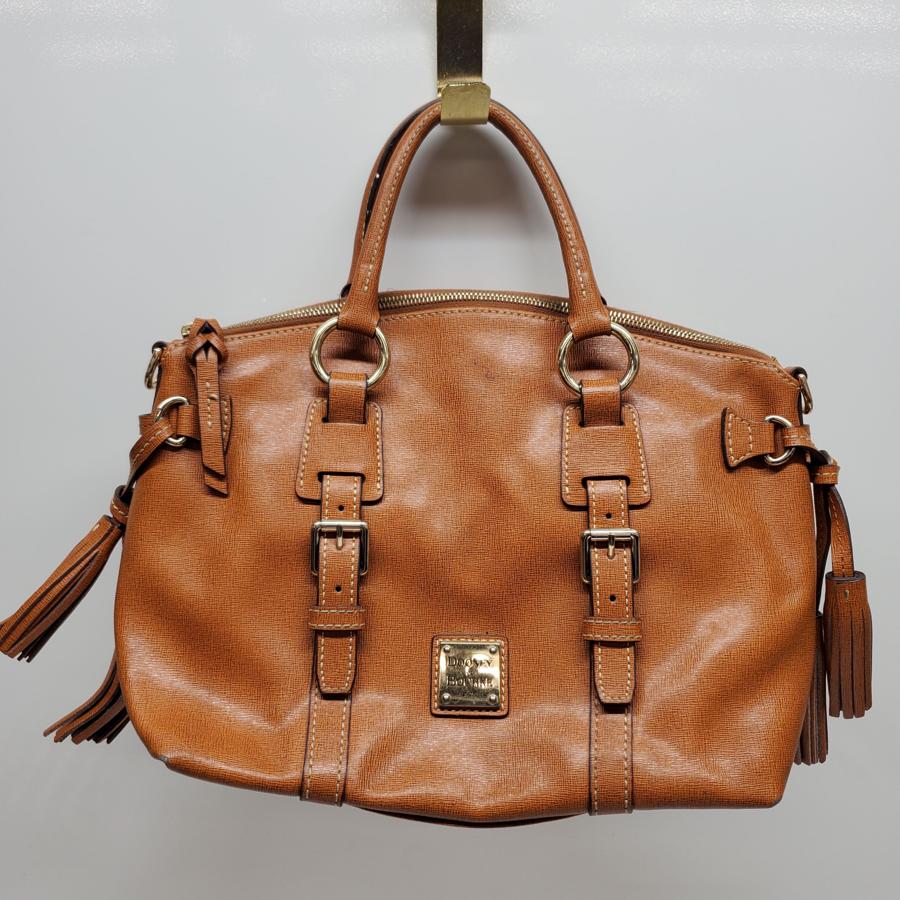 Dooney & bourke bristol clearance leather satchel