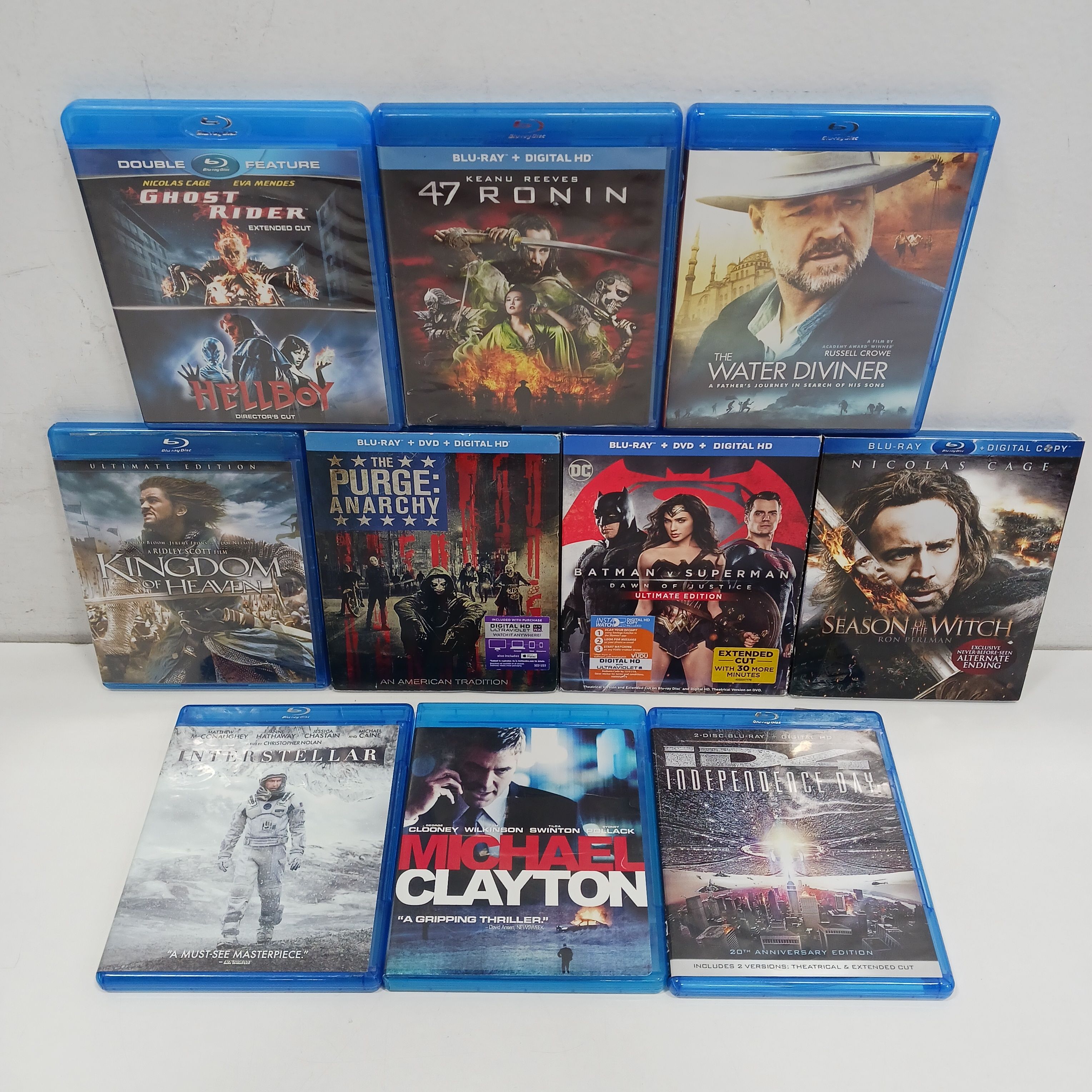 Buy the DVDs & Blu-Ray Action Movies Assorted 10pc lot | GoodwillFinds