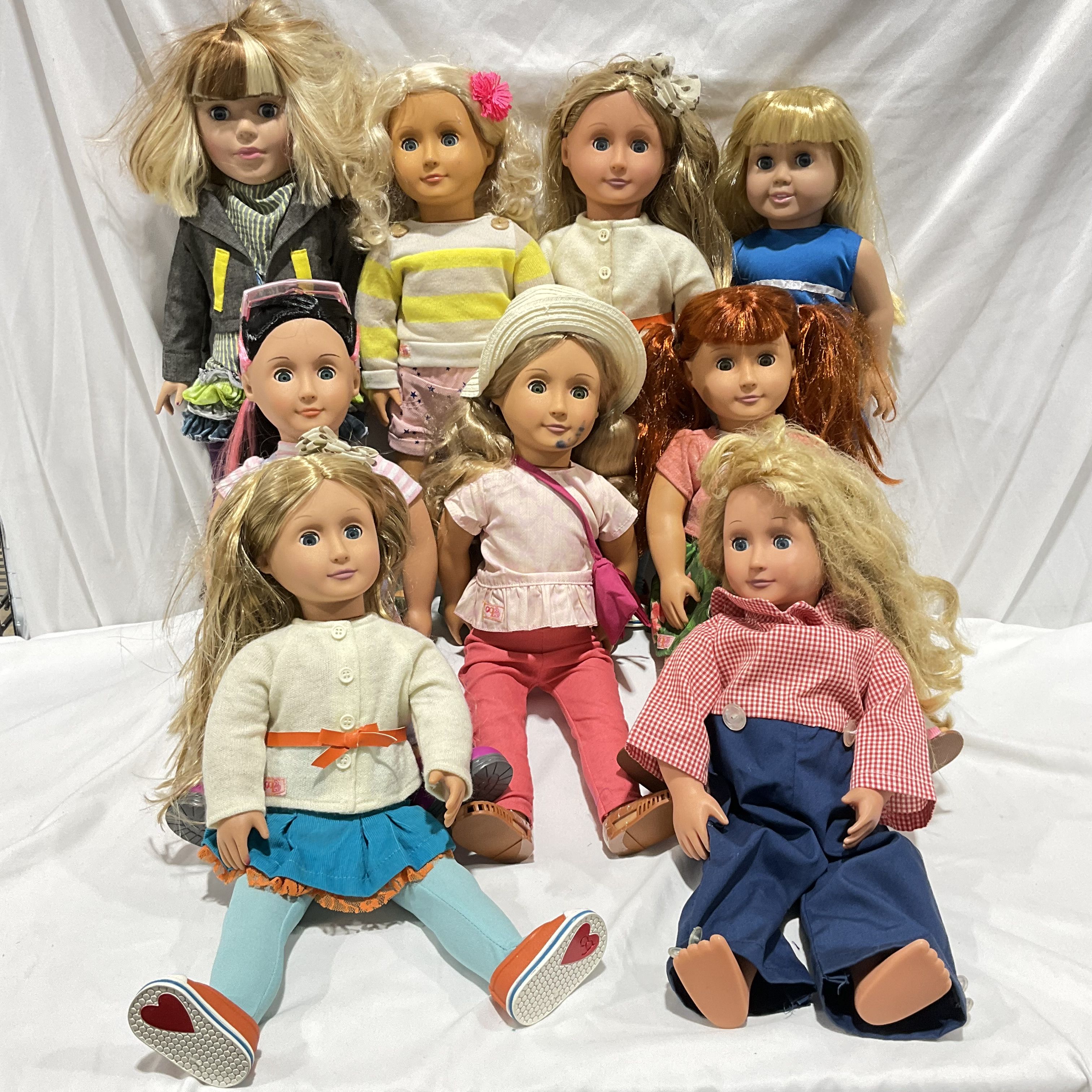 Buy The Lot Of Our Generation Dolls Goodwillfinds