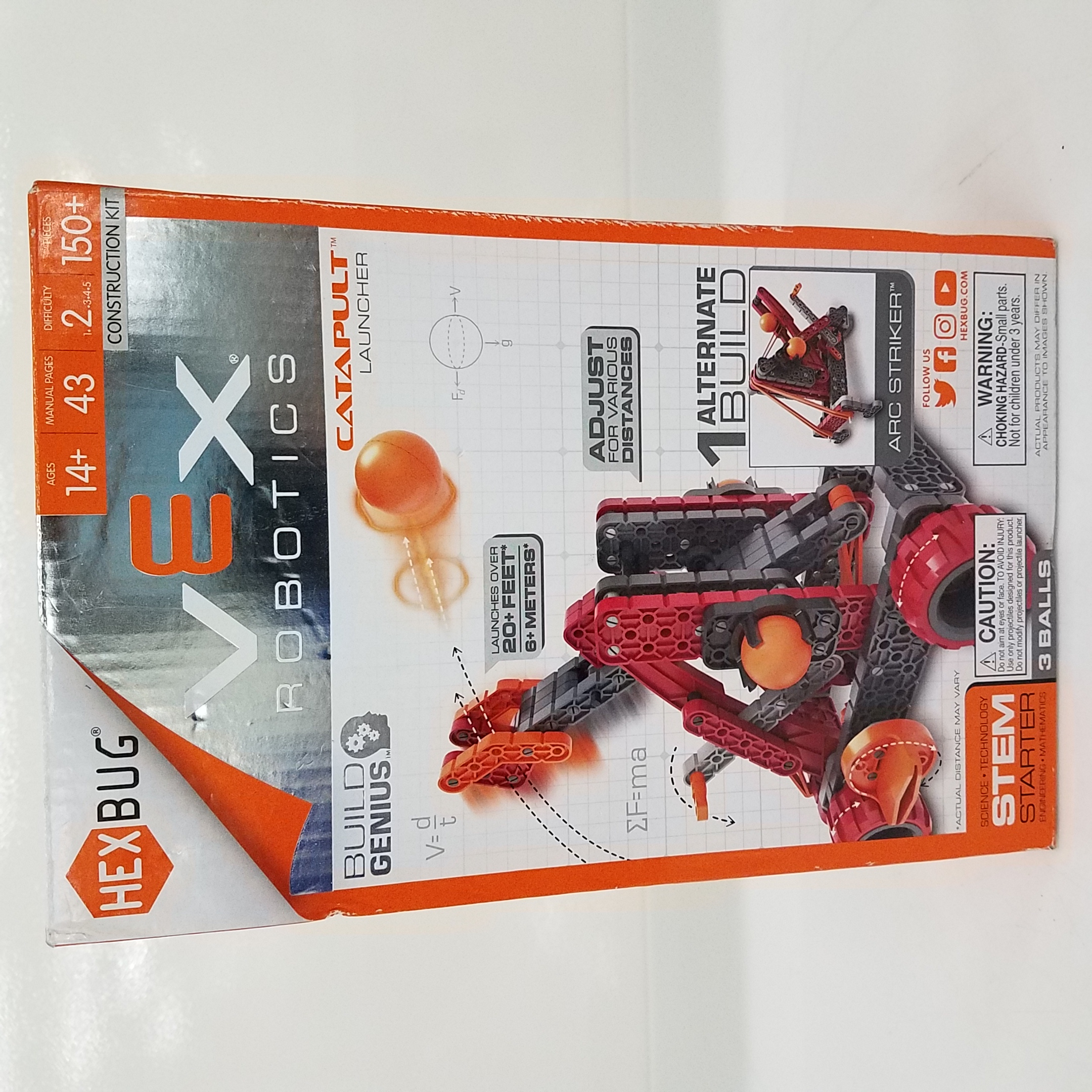 Buy The Hexbug Vex Robotics Build Genius Catapult Launcher Set Sealed