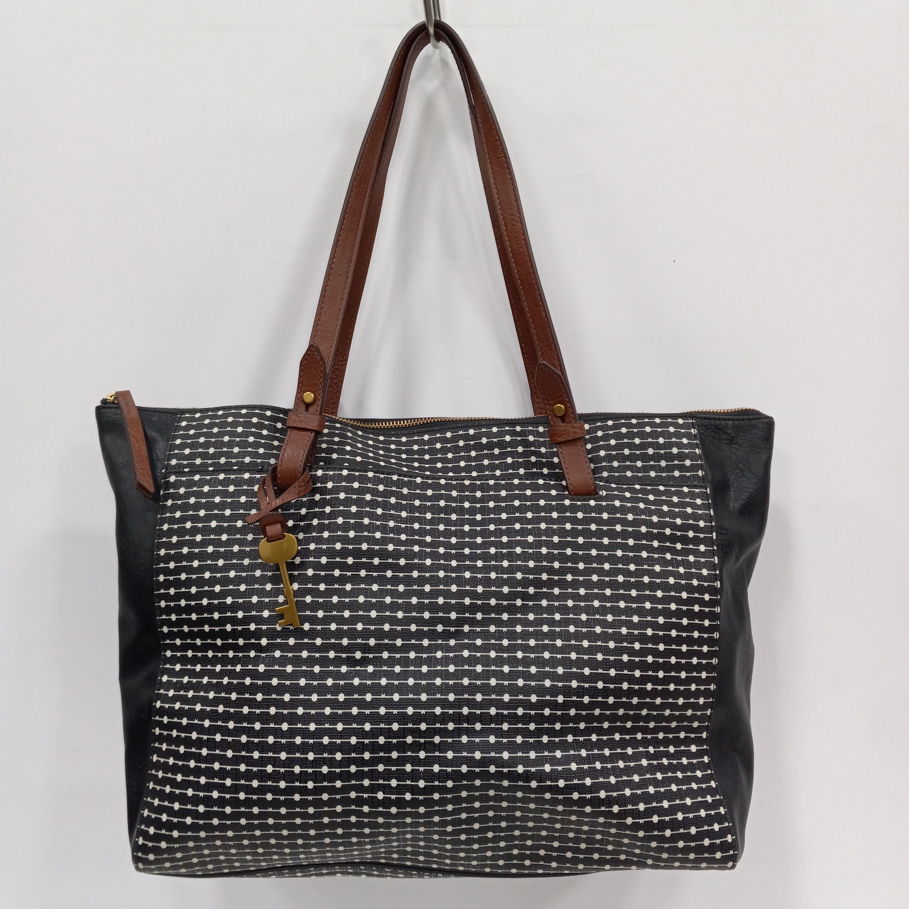 Fossil tote bag hot sale