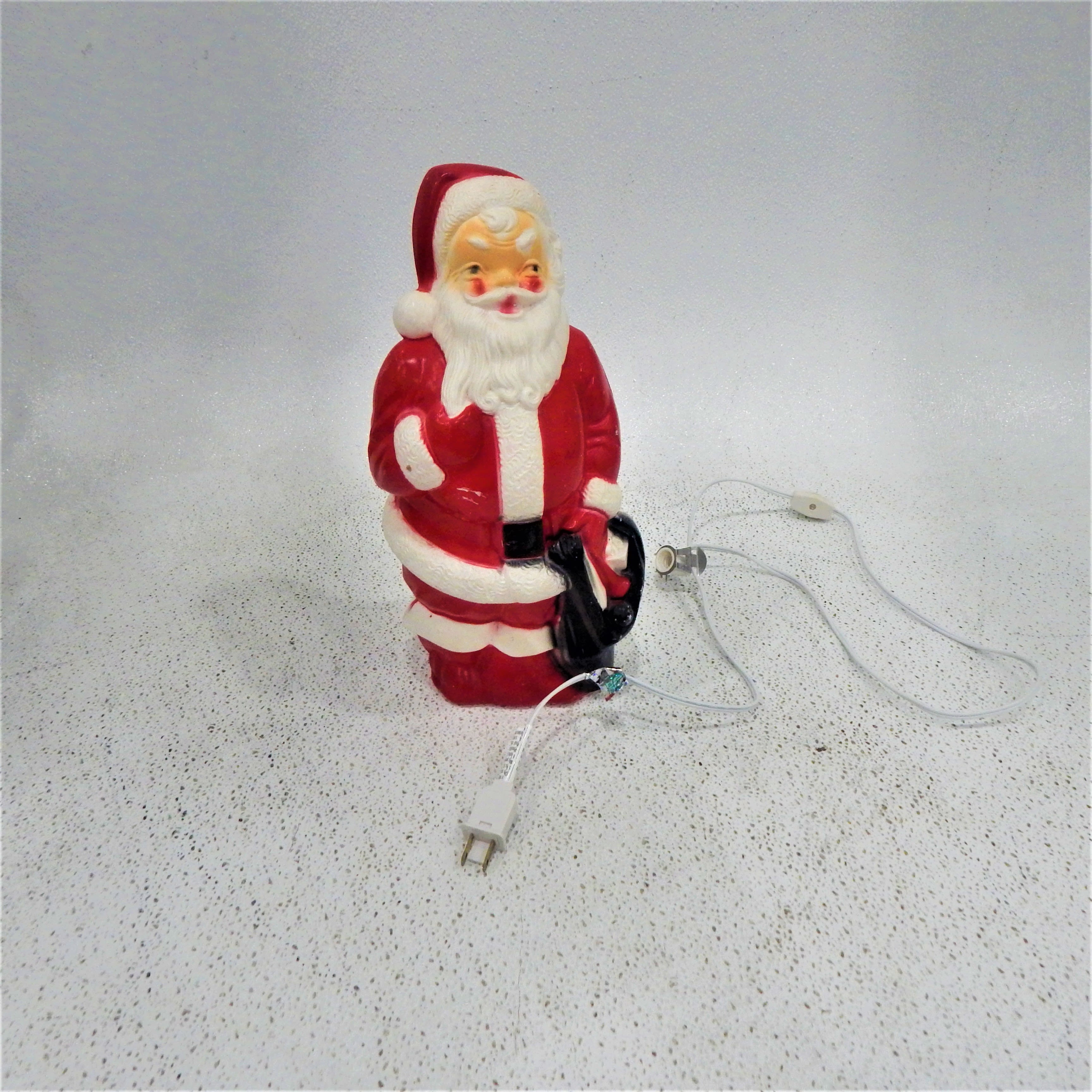 Buy the Vintage Empire Santa Claus Blow Mold 13in Table Top 1968 ...