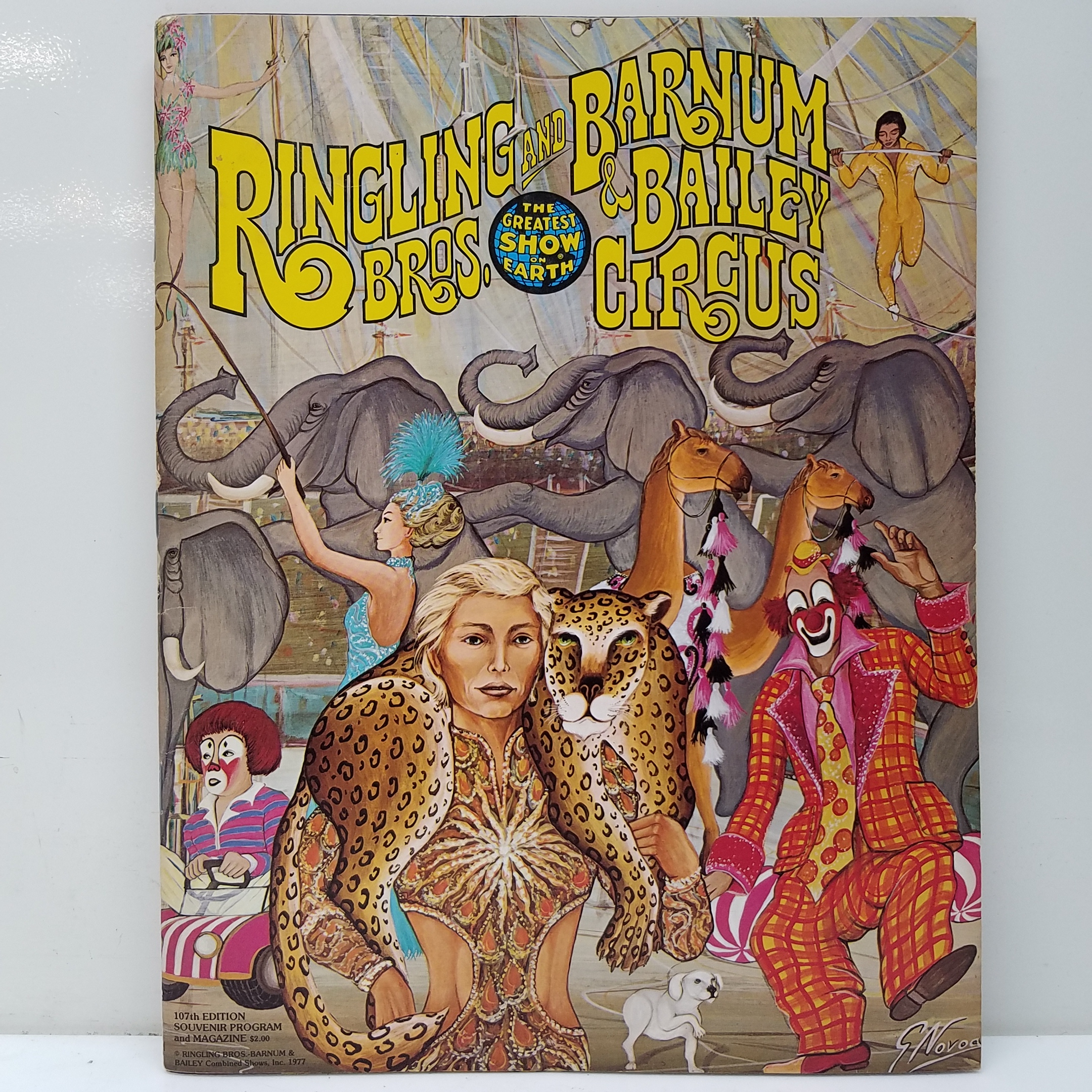 Buy The Ringling Bros. Barnum Bailey Circus 1977 Souvenir Program ...