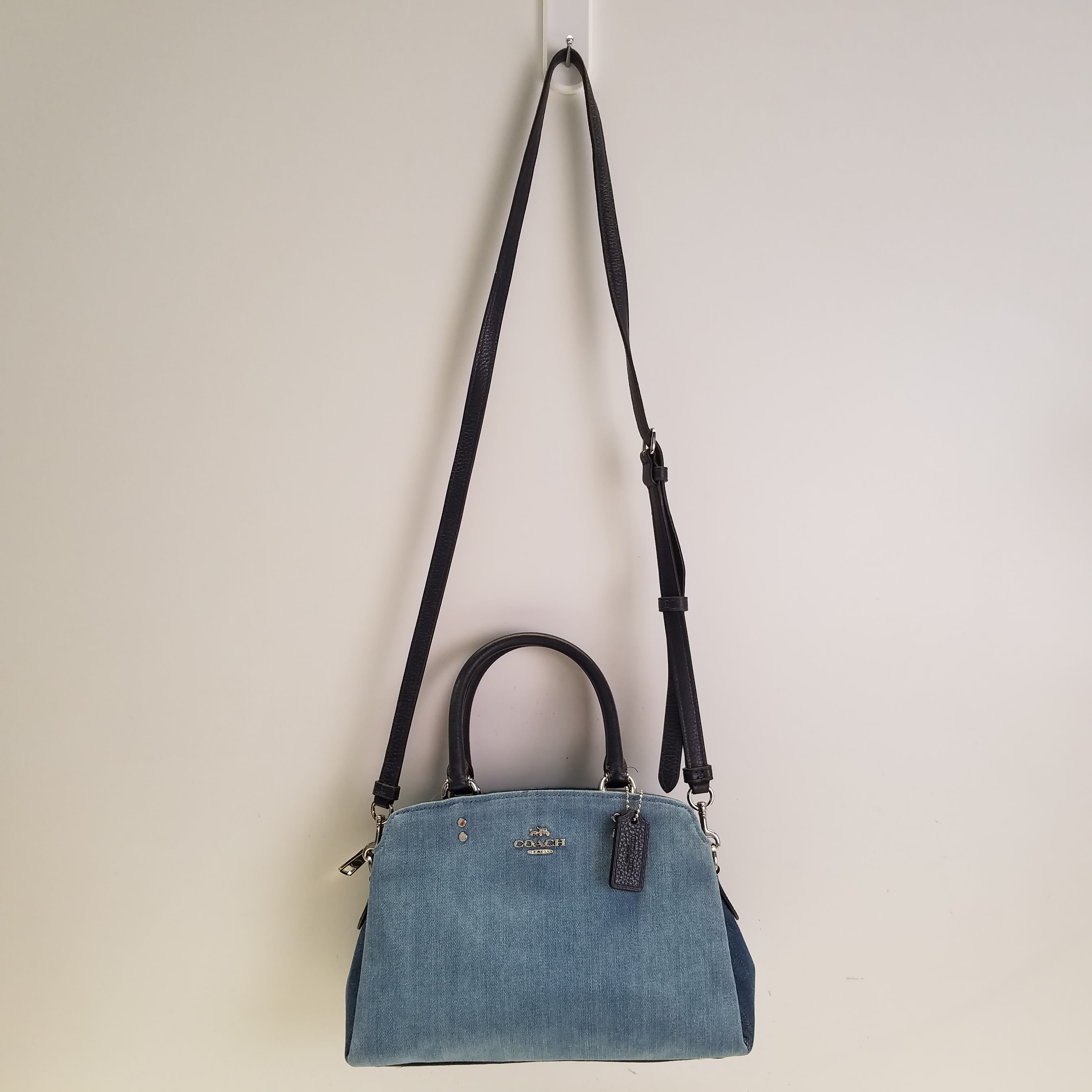 Mini Denim Coach bag