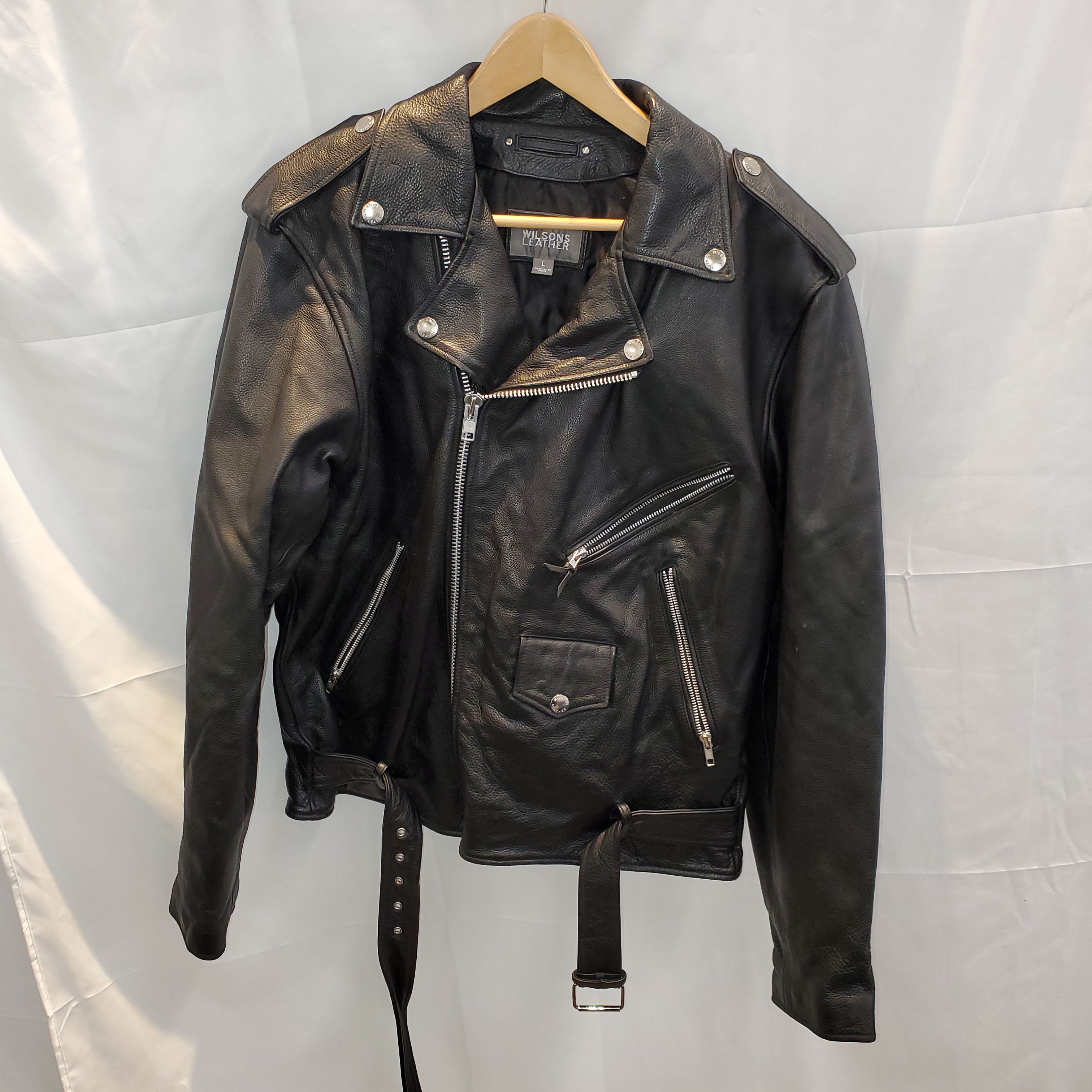 Wilson leather biker outlet jacket