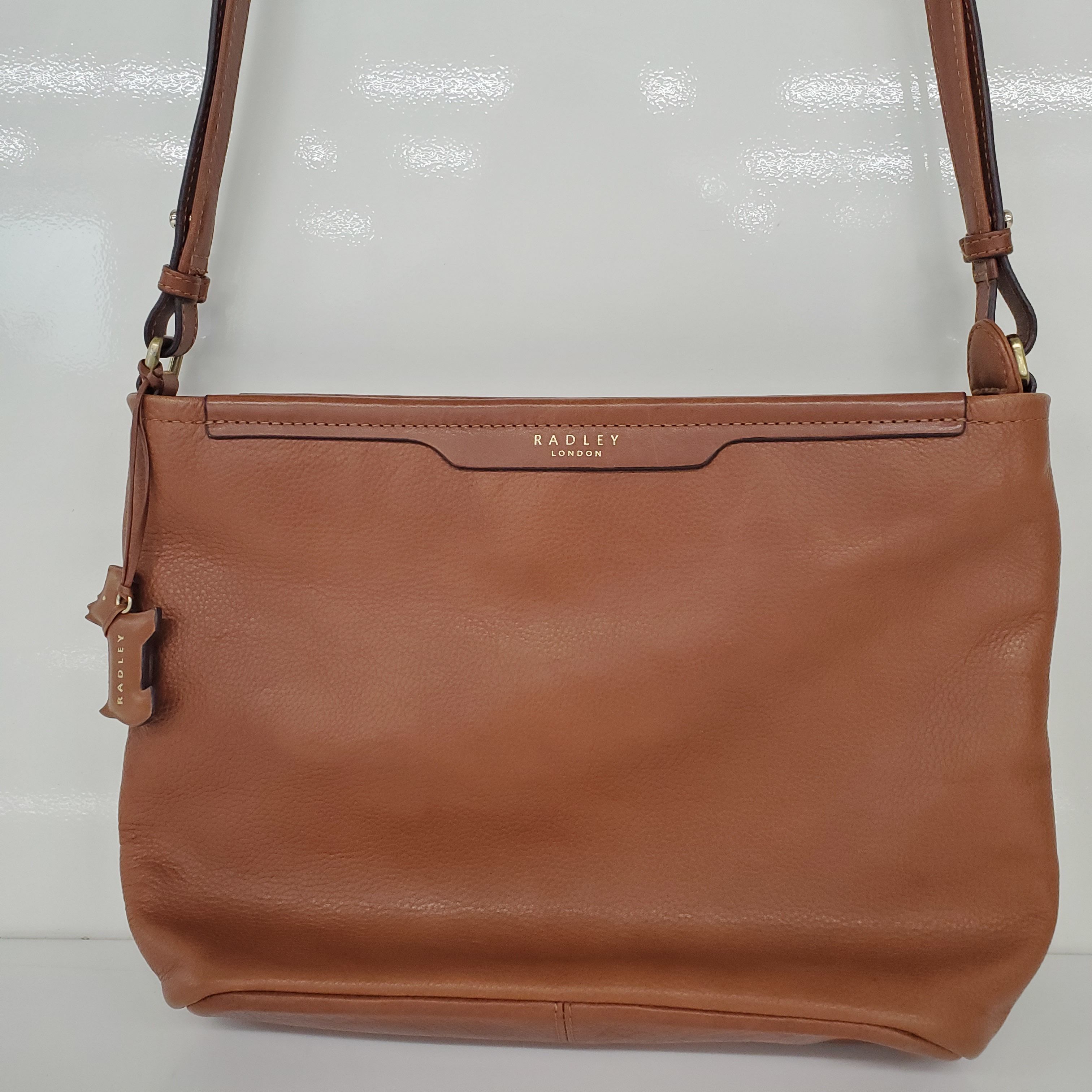 shearling tote coach