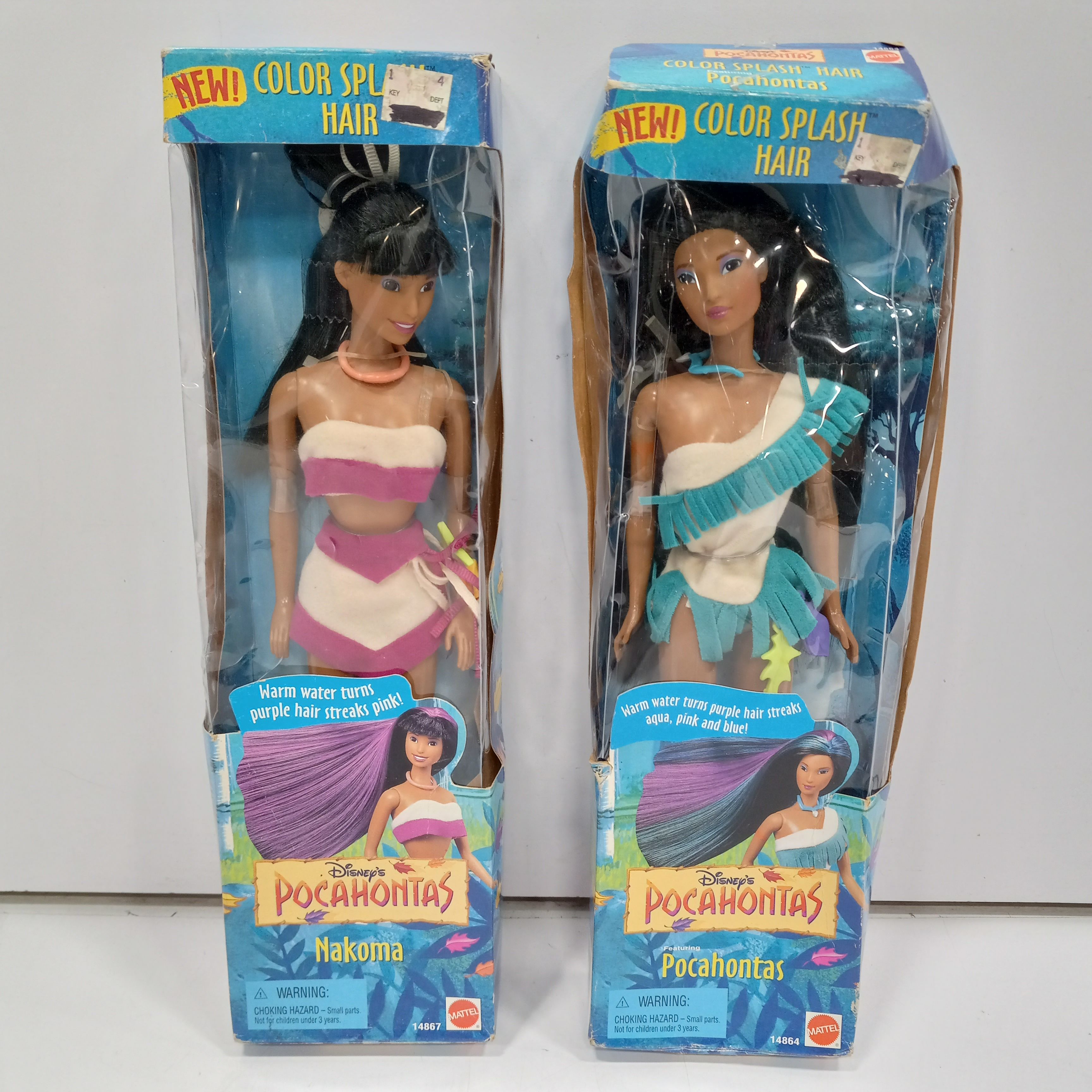 Buy the Pair of Vintage Disney Pocahontas Dolls In Box | GoodwillFinds