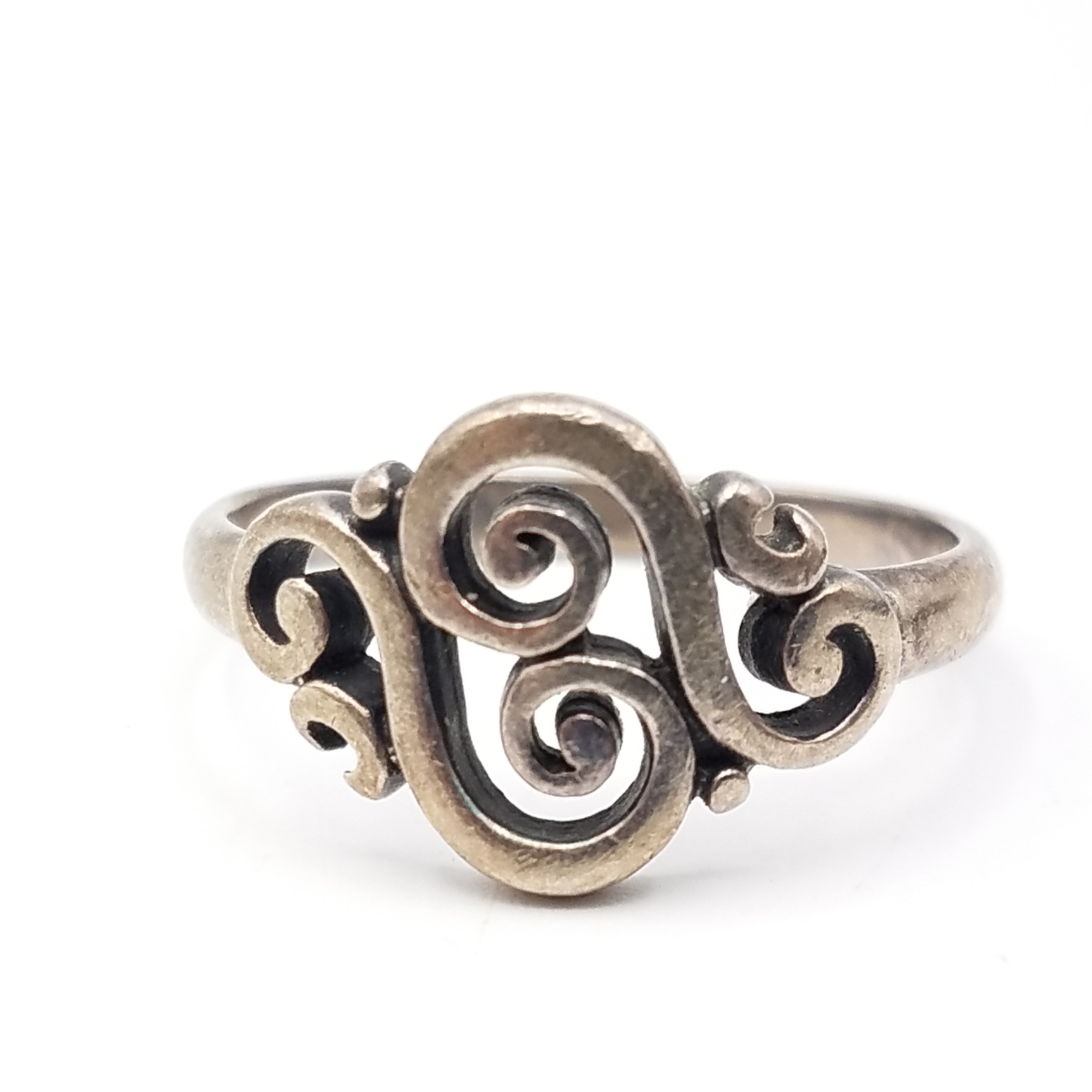 Buy the James Avery 925 Sterling Silver Spanish Swirl Ring 2.69G Size 7 ...