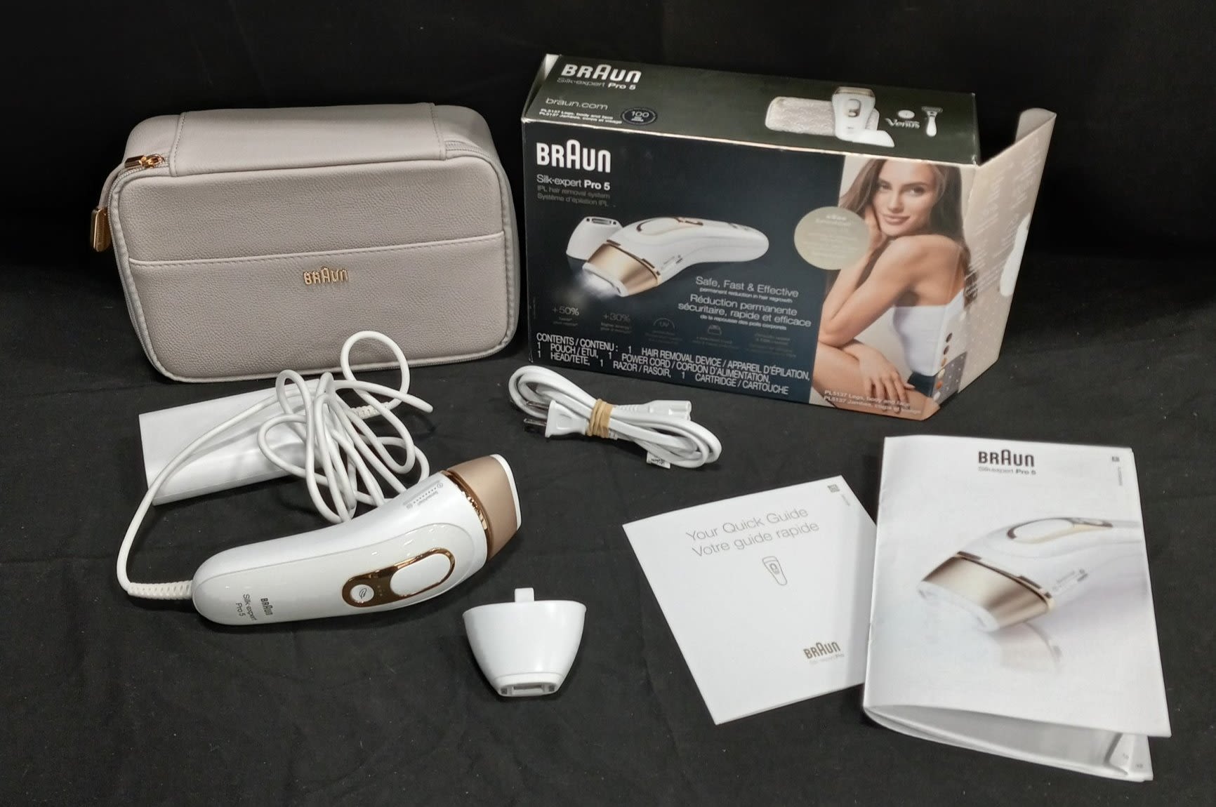 Buy the Braun Silk Expert Pro 5 IPL Hair Removal System IOB