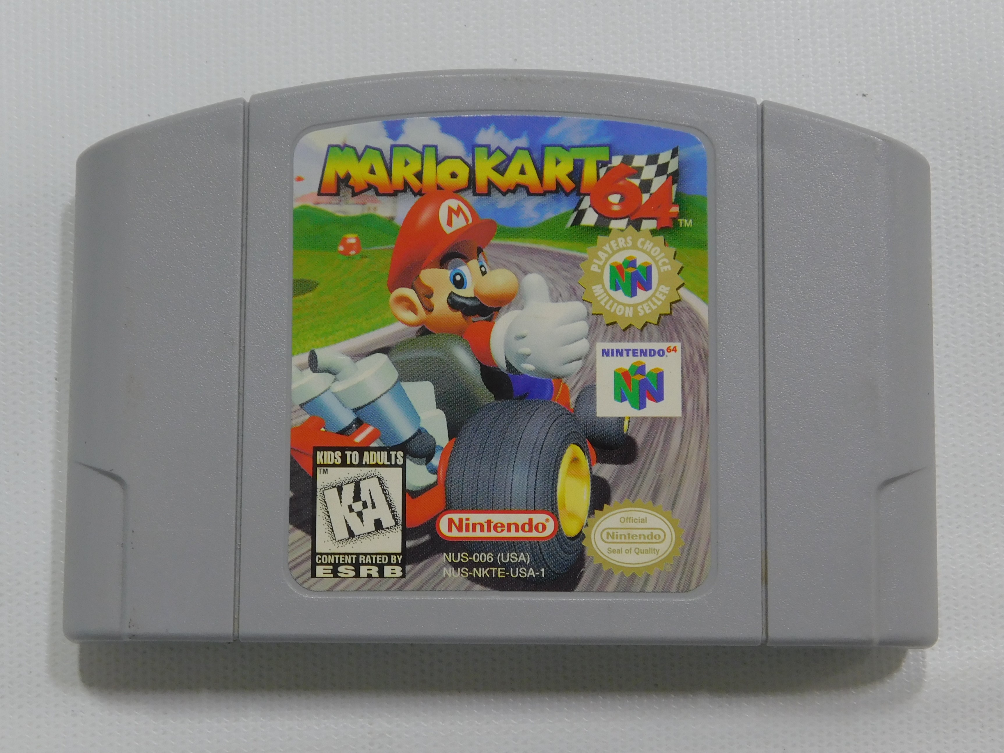 Buy the Mario Kart 64 Nintendo 64 N64 Player's Choice Game Only ...