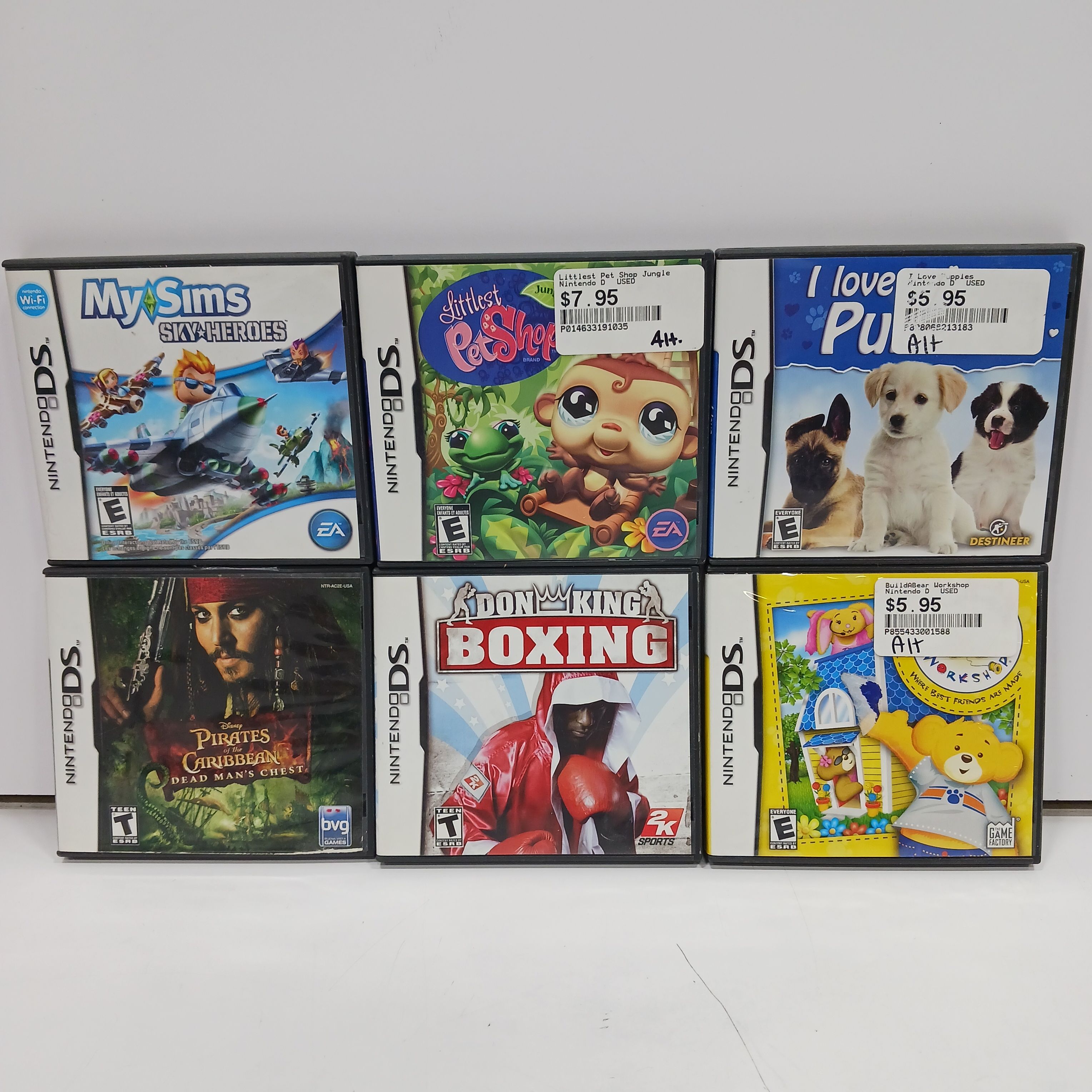 Buy the Lot of 6 Assorted Nintendo DS NDS Video Games | GoodwillFinds