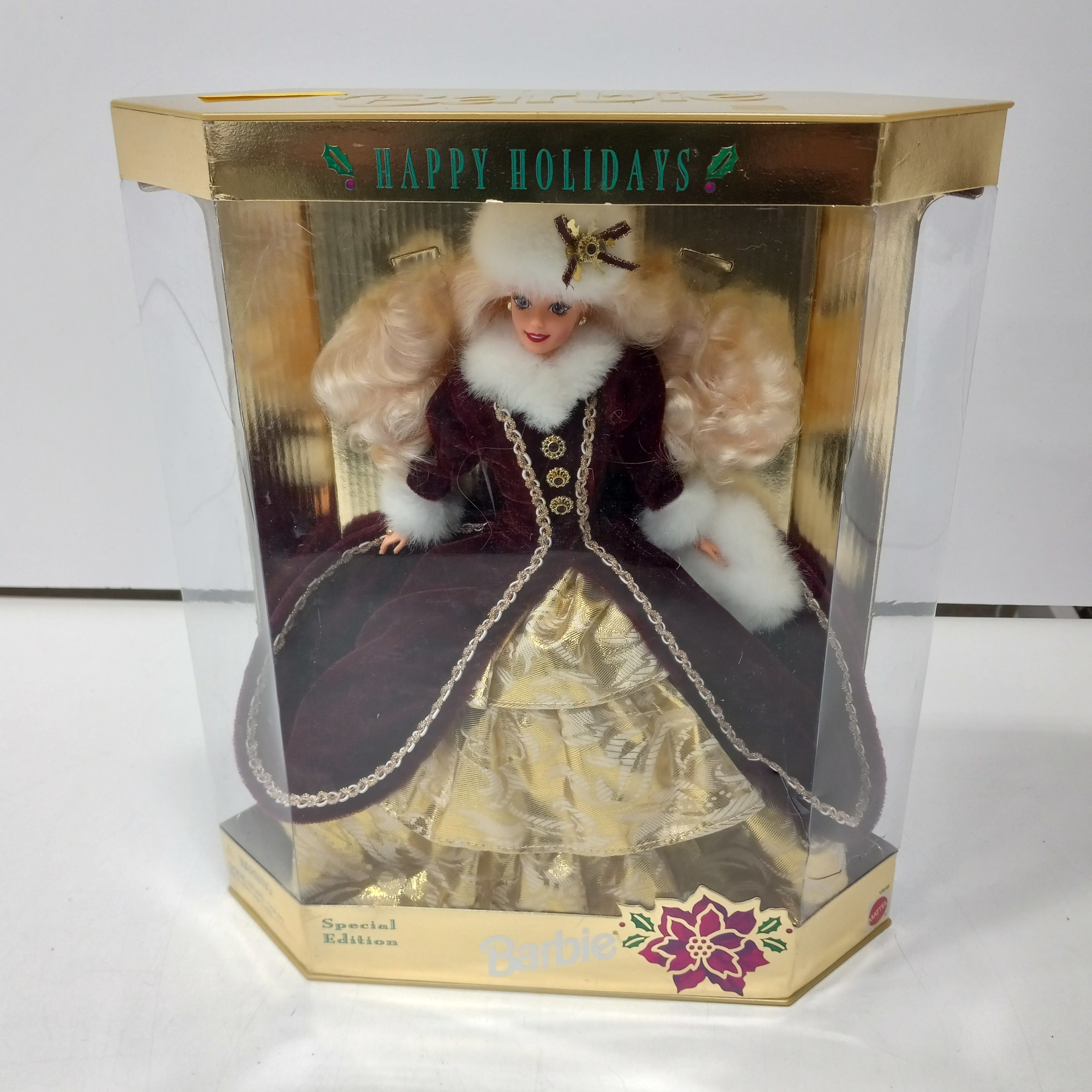 Buy the Vintage 1996 Barbie Happy Holidays Special Edition Doll NIB ...