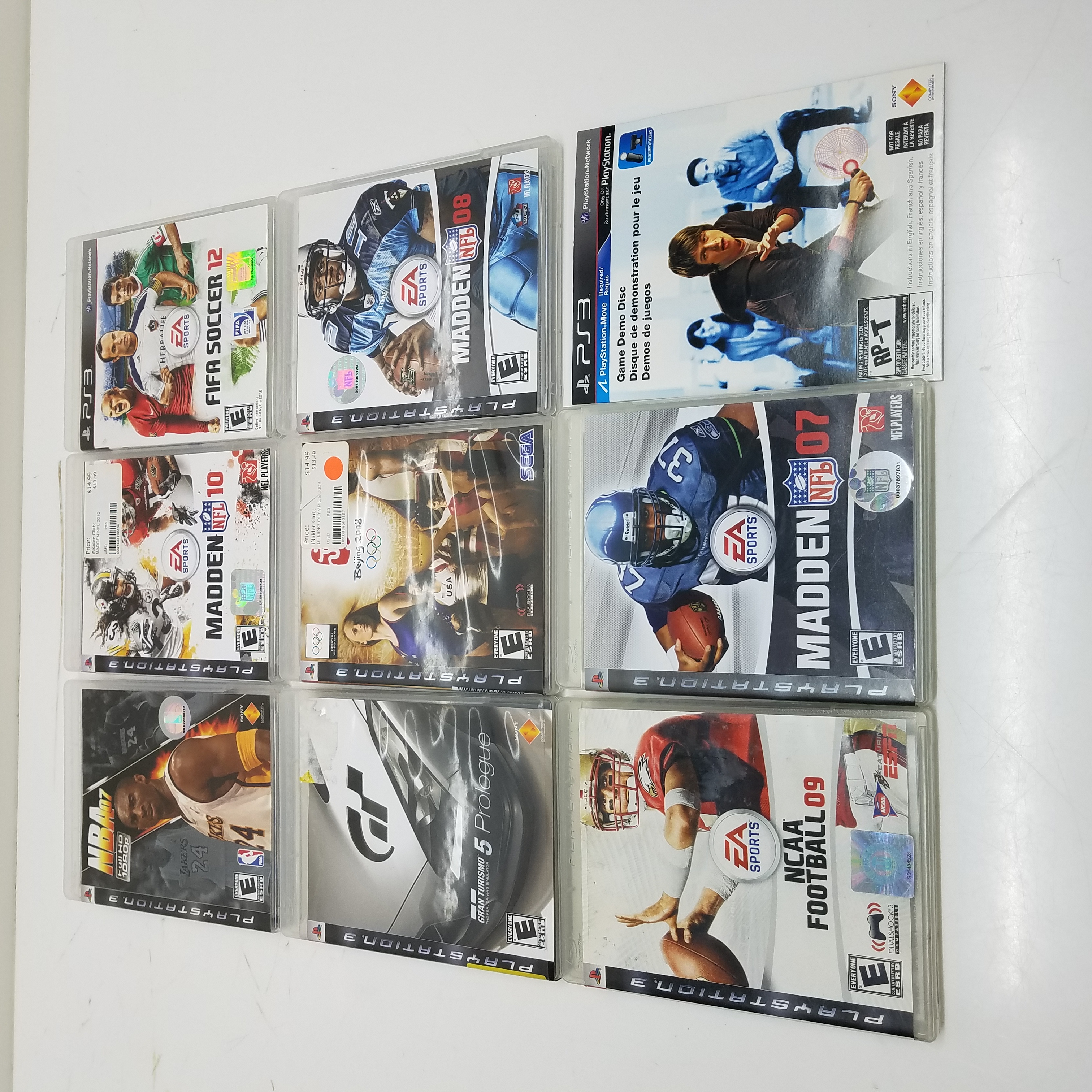 Buy the Playstation 3 - Lot of 9 Games Fifa Gran Turismo Madden