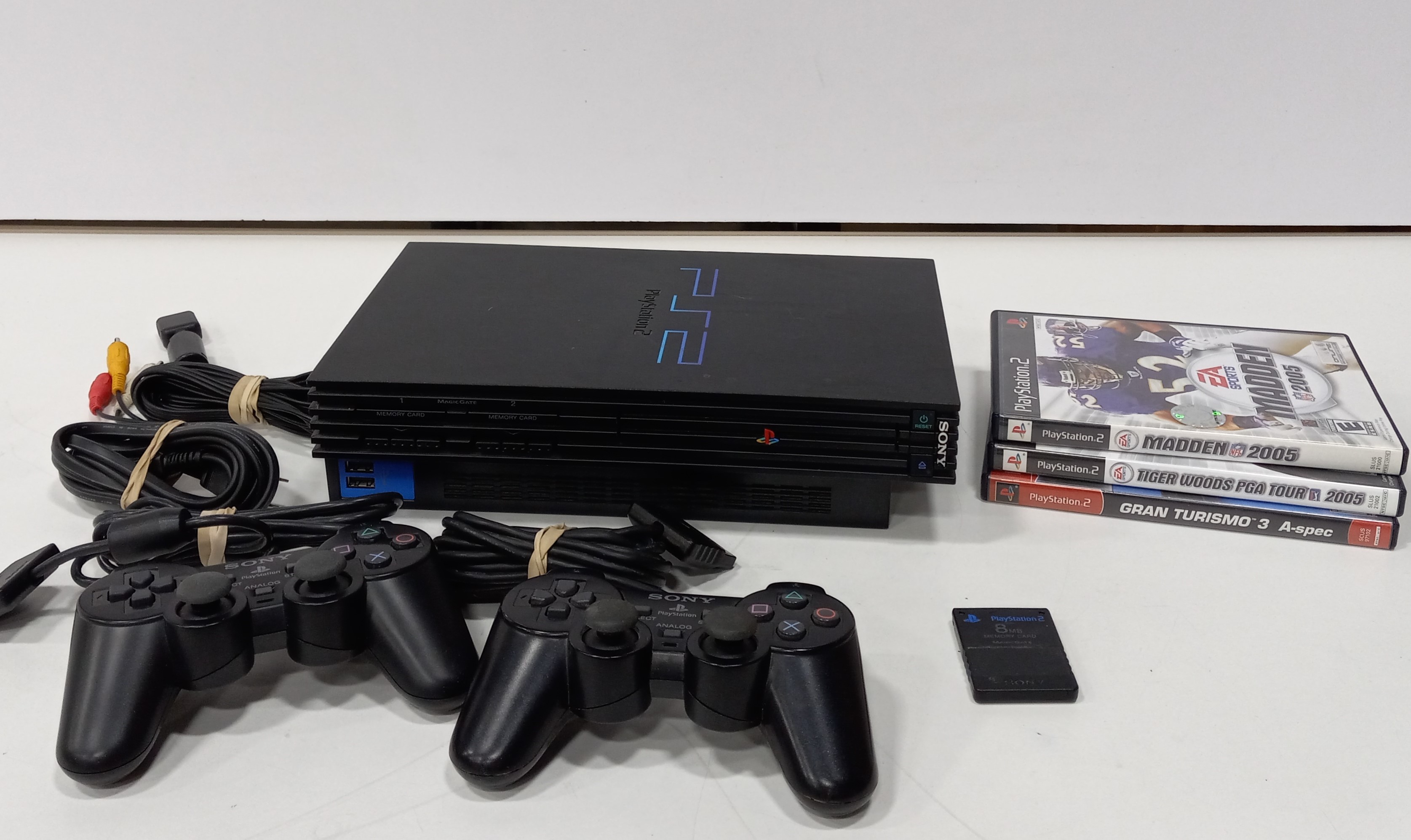 Buy the PlayStation 2 Console with Two Controllers & Three Sports Games ...