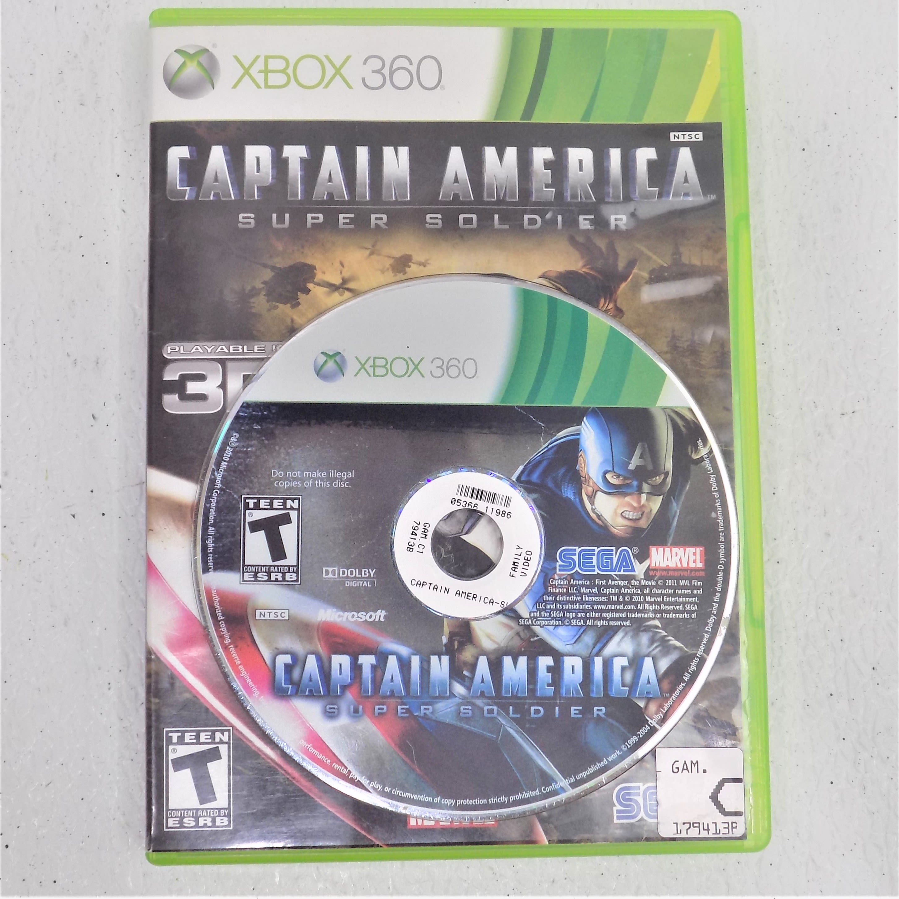 Captain America: Super Soldier para Xbox 360 (2011)