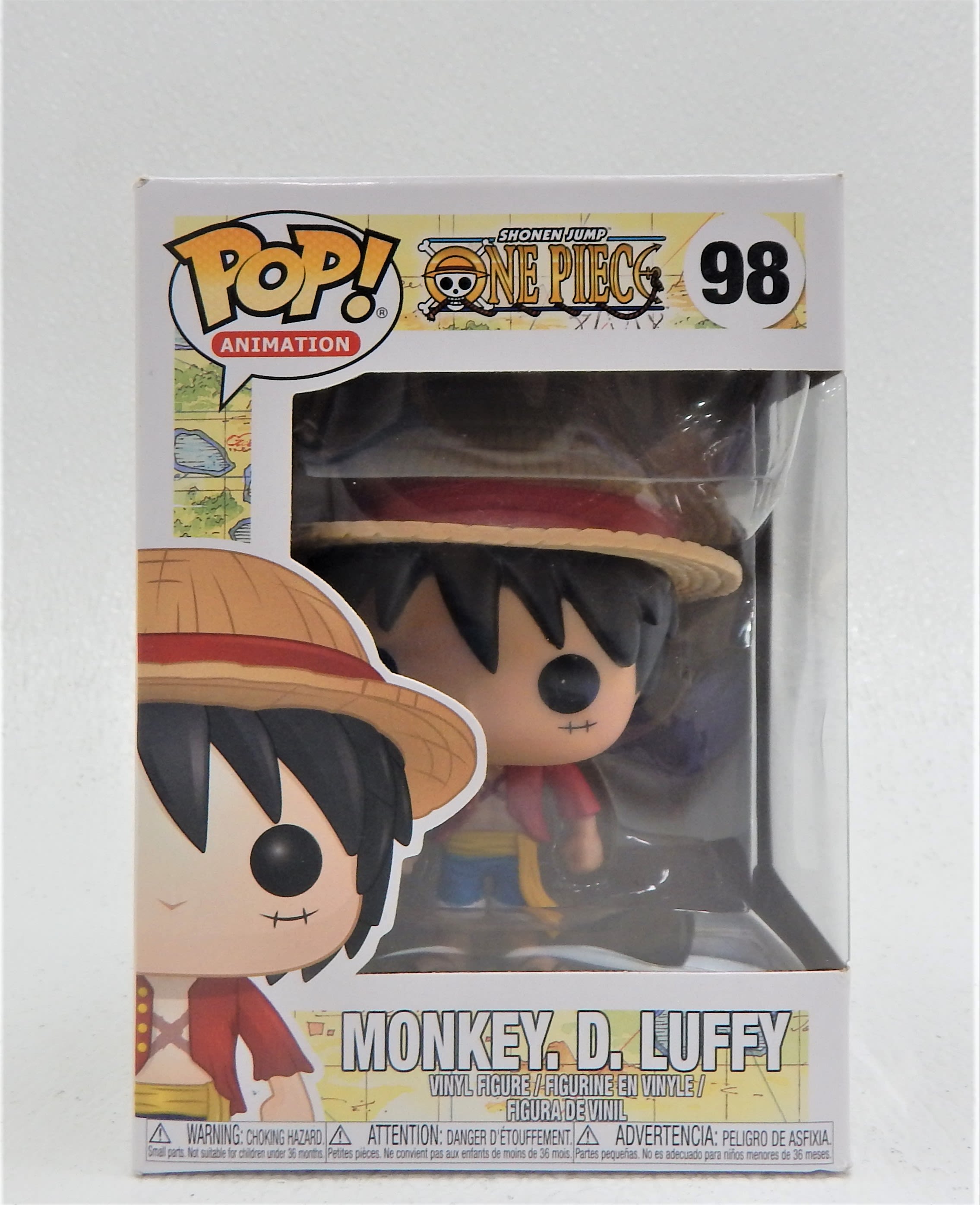Buy the Shonen Jump One Piece Monkey D. Luffy 98 Funko Pop Anime Figure IOB