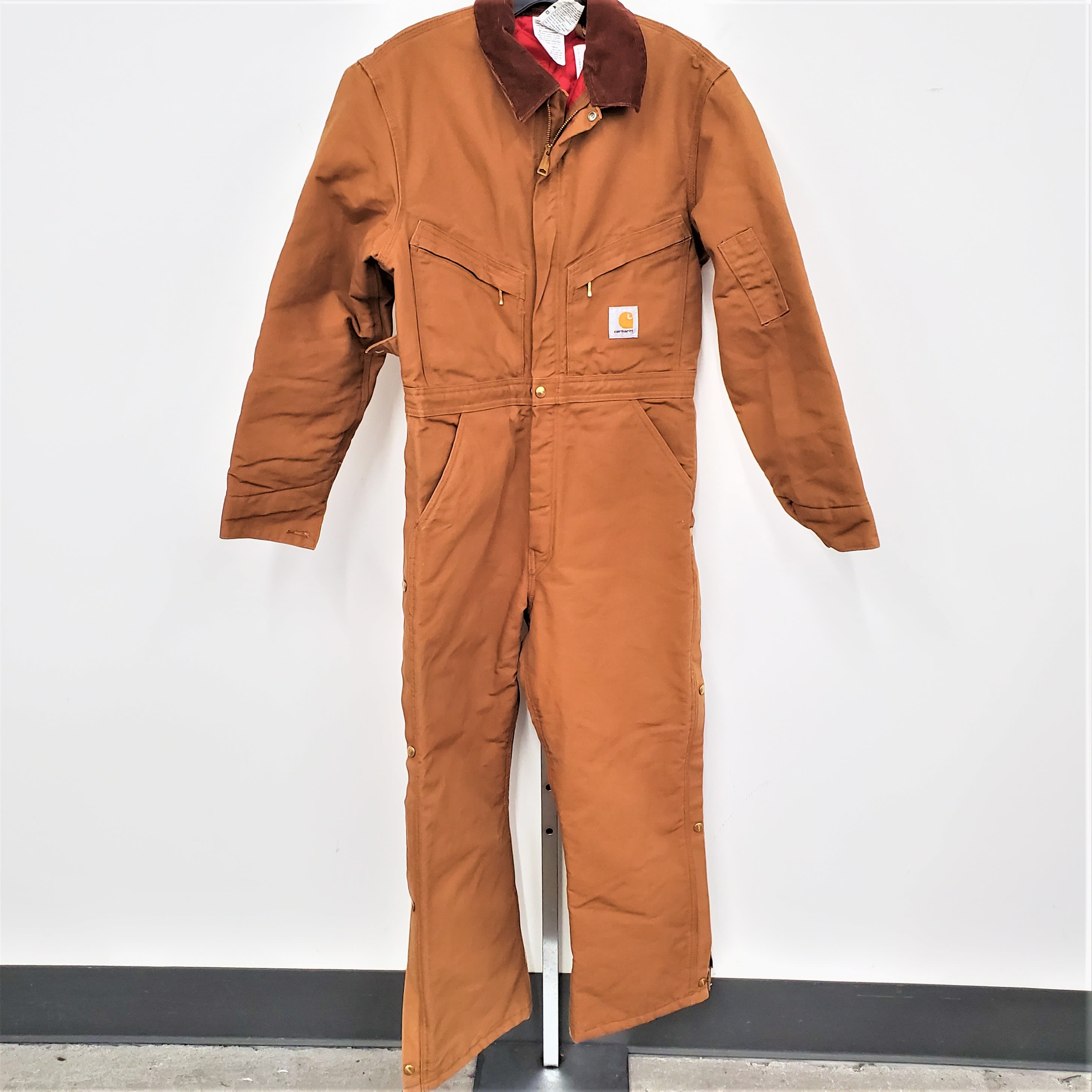 Carhartt Men's Carhartt Quilt Lined Duck Coveralls X01-BRN