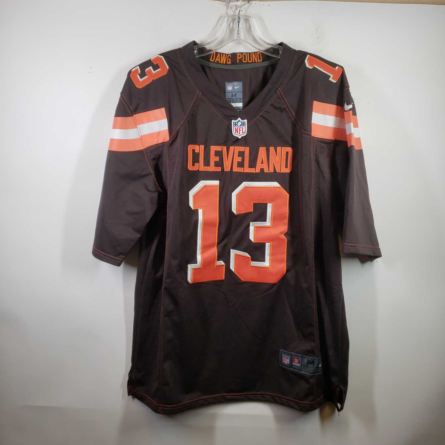 Buy the Mens Cleveland Browns Odell Beckham Football Jersey Size Medium