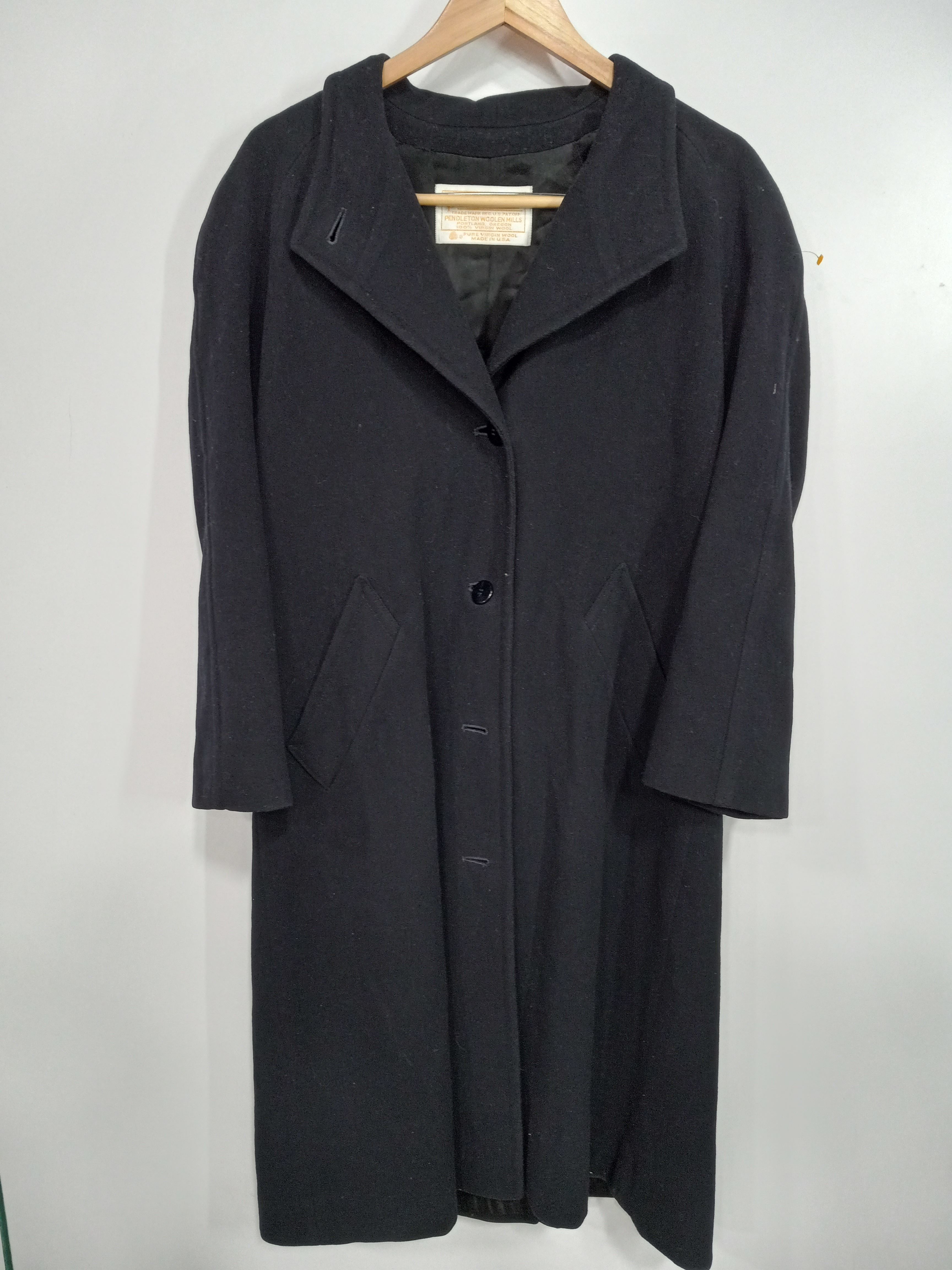 Buy the Pendleton Wool Overcoat Women's Size M | GoodwillFinds