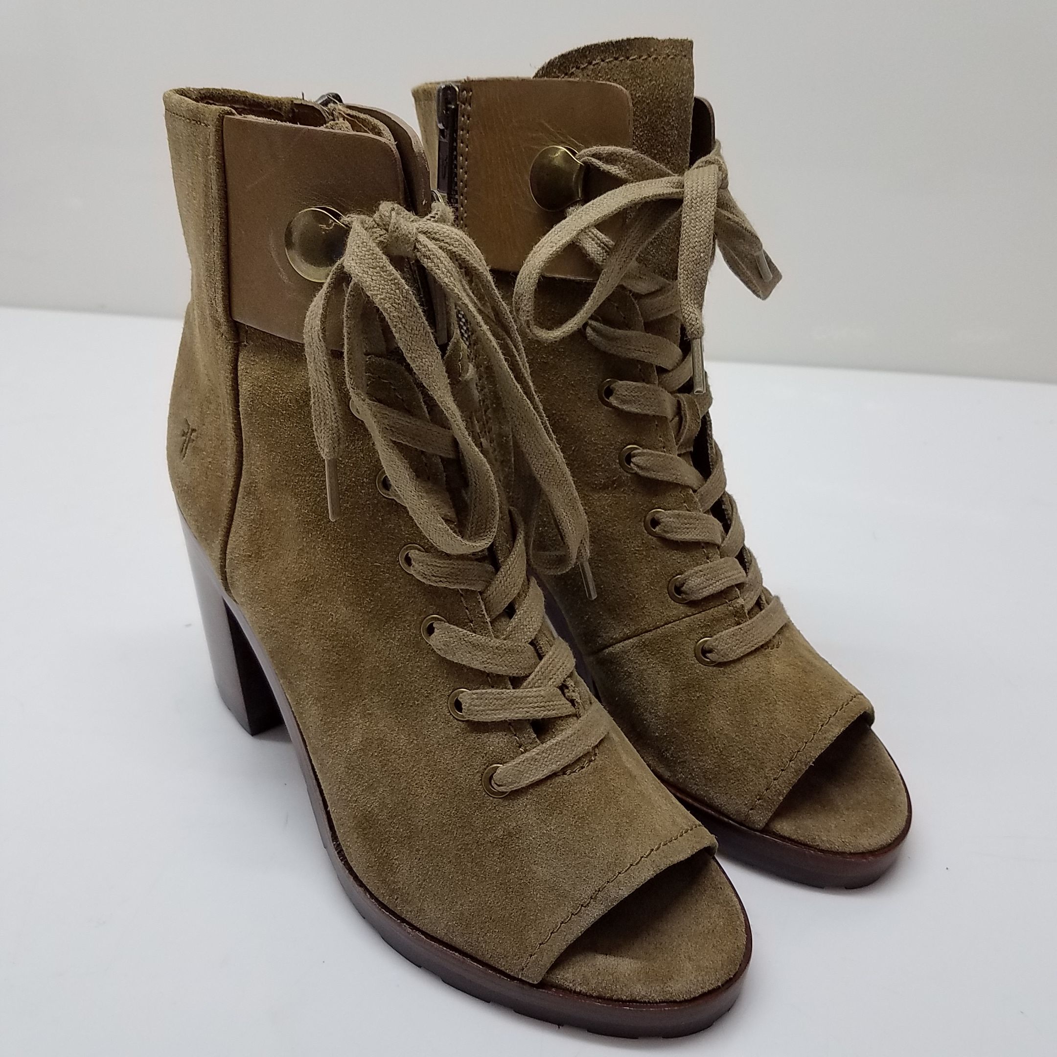 Frye danica sale peep toe bootie