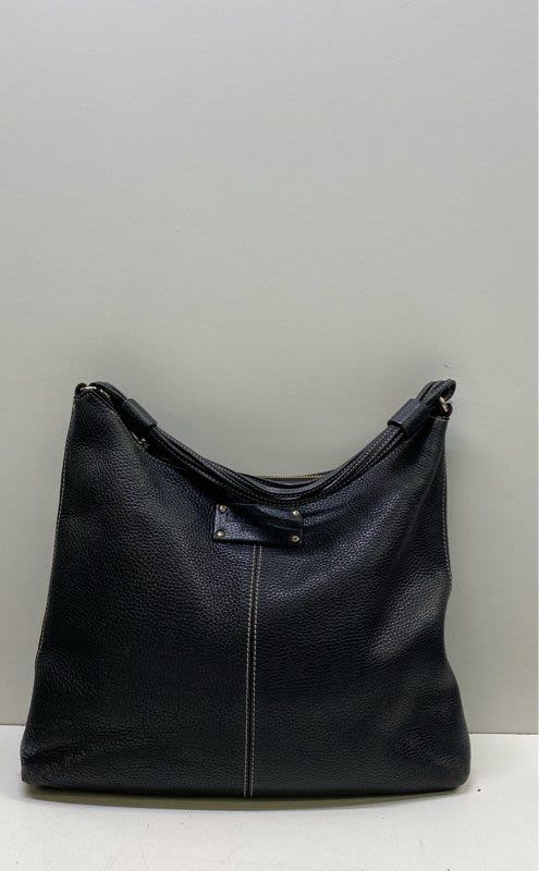 Buy The Kate Spade Pebble Leather Bay Street Lexi Shoulder Bag Black 