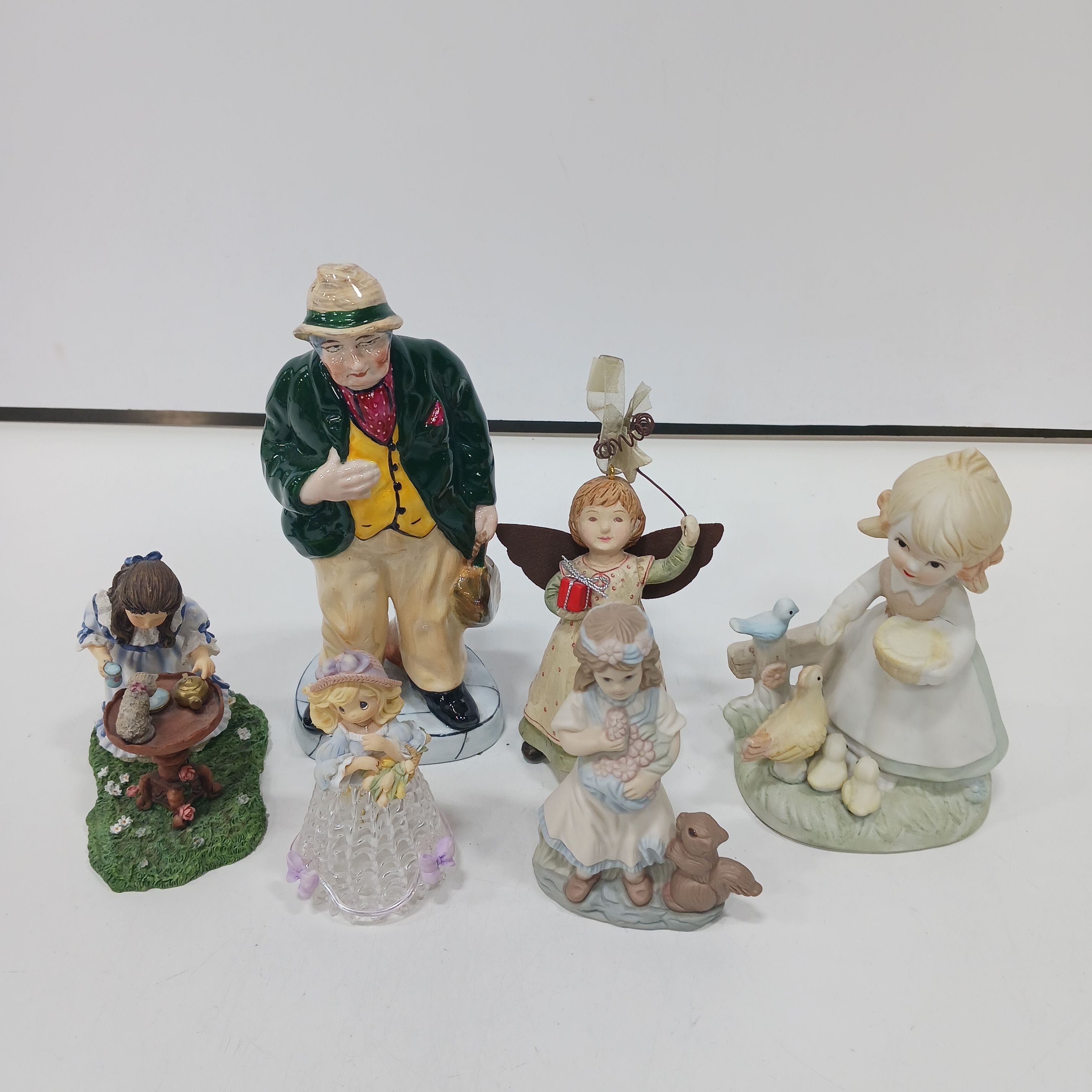 Buy The Bundle Of 6 Assorted Vintage Man & Girls Figurines | GoodwillFinds