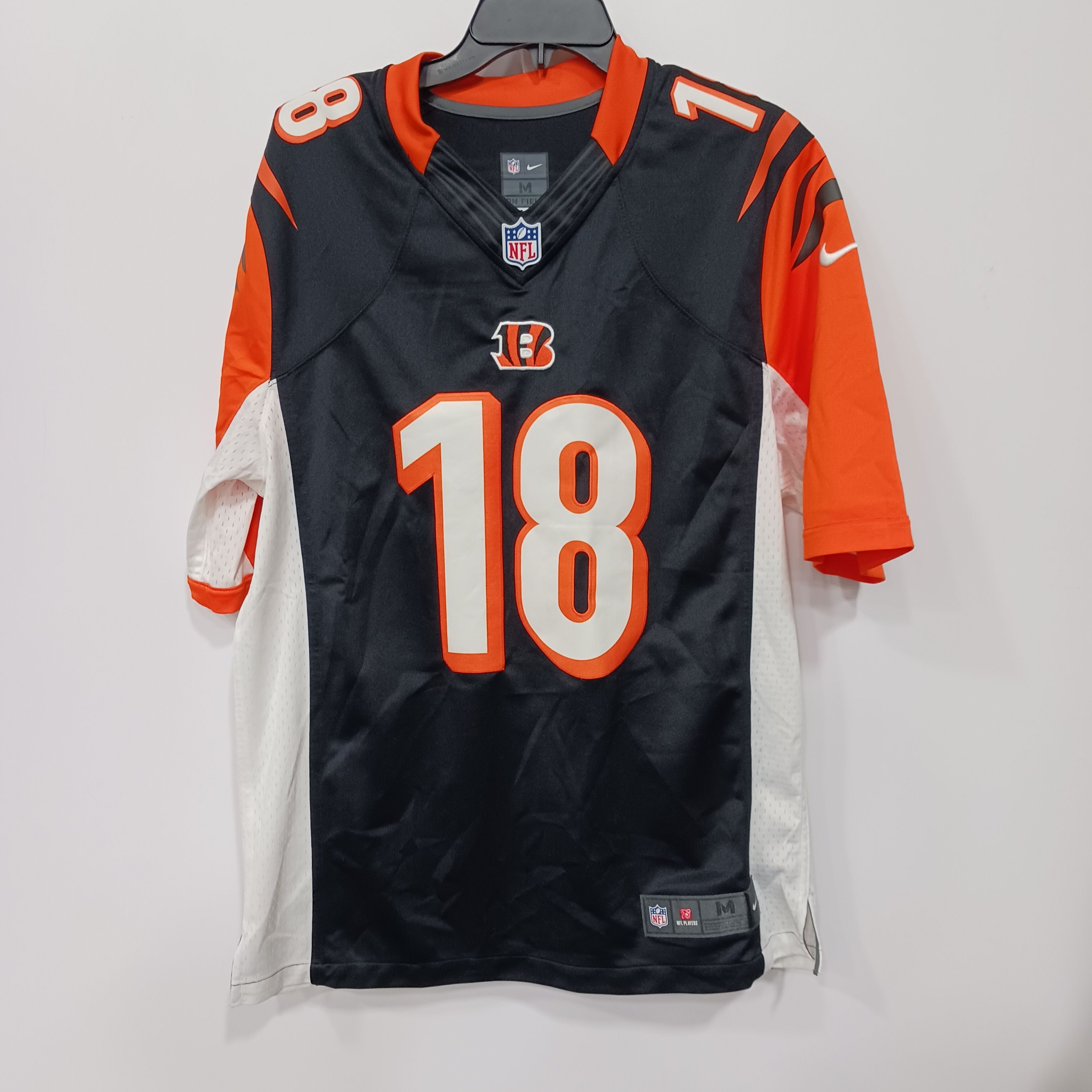 Men's Nike D.J. Reader Black Cincinnati Bengals Player Game Jersey