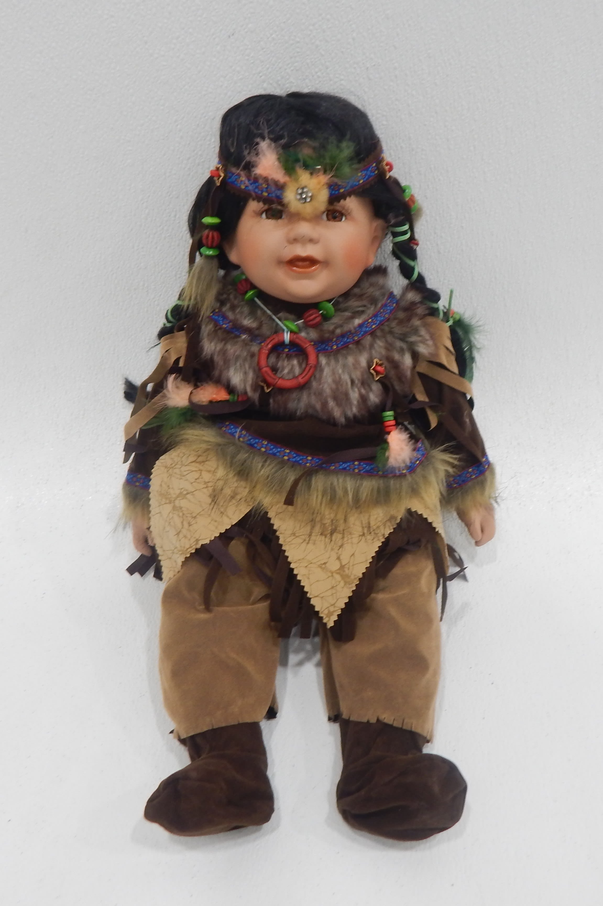 Buy The Cathay Collection Porcelain Doll Native American Limited 