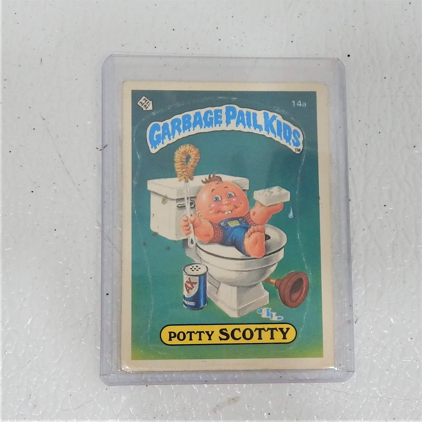 Buy the Garbage Pail Kids GPK Potty Scotty 14a Series 1 Card 1985 ...