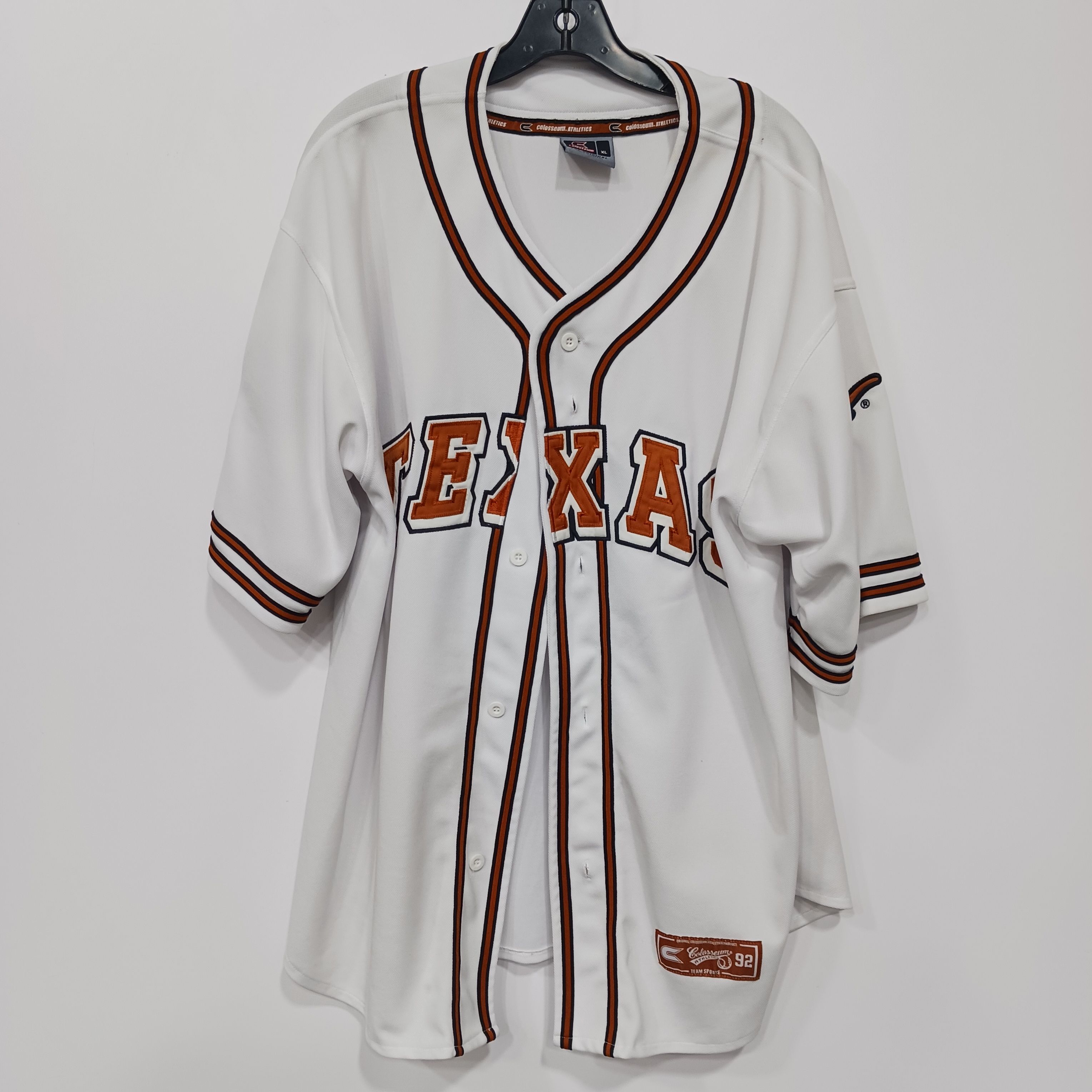 Texas Longhorns Baseball Jersey Size 2XL 