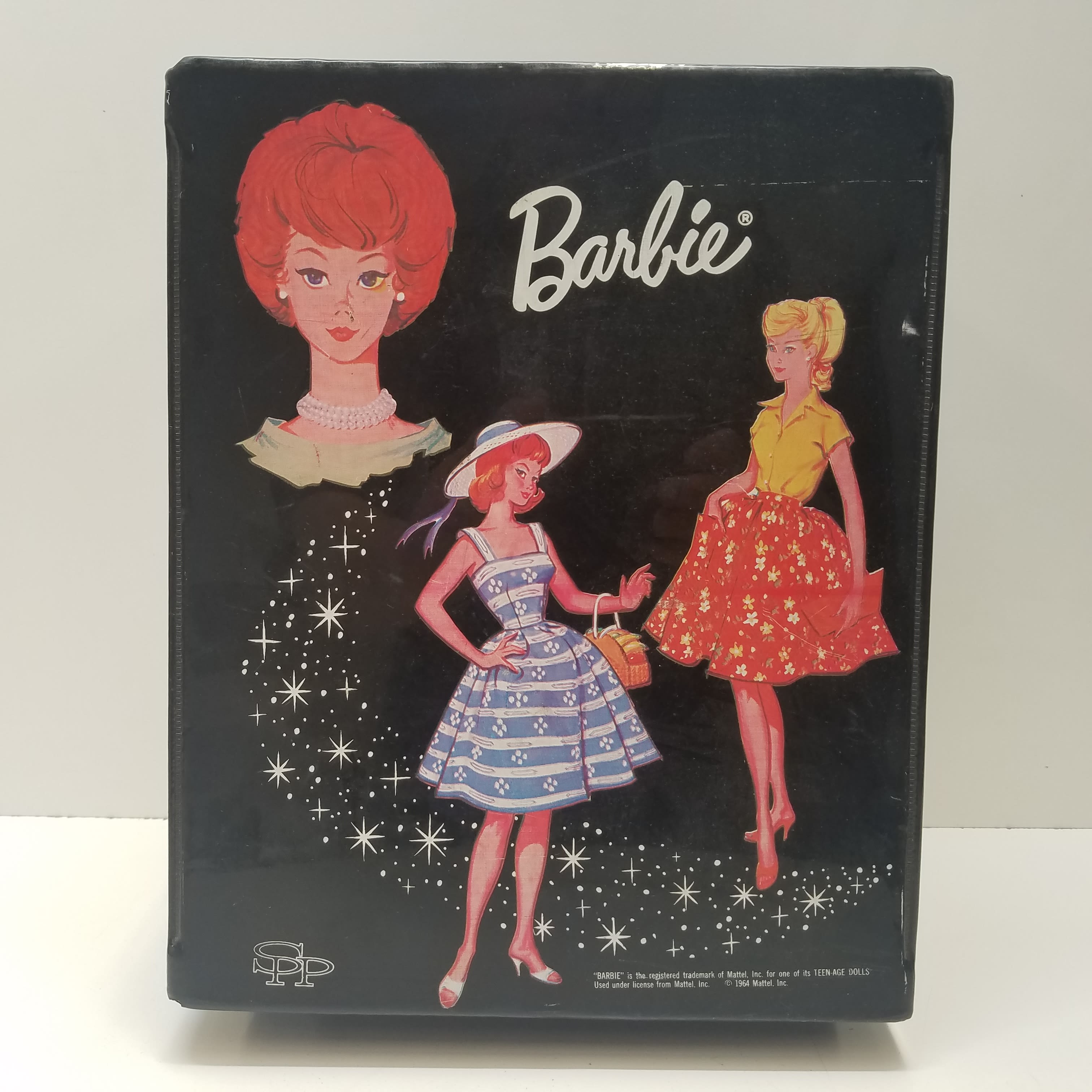 Buy the Barbie Doll Vintage Wardrobe Trunk Vinyl Carrying Doll Case | GoodwillFinds