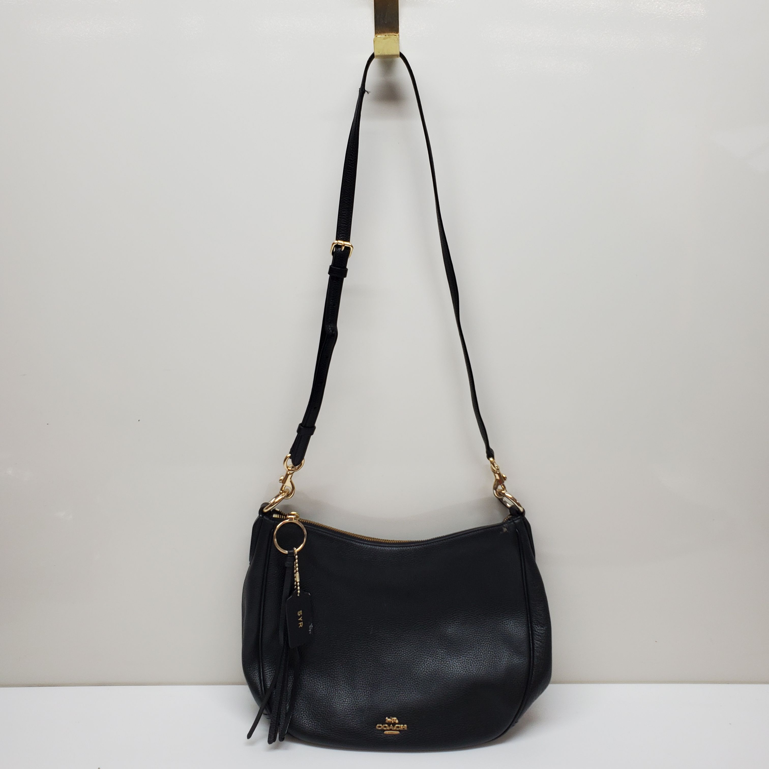 Buy Coach Sutton Hobo 35593 Black Pebbled Leather Bag for USD 39.99 GoodwillFinds