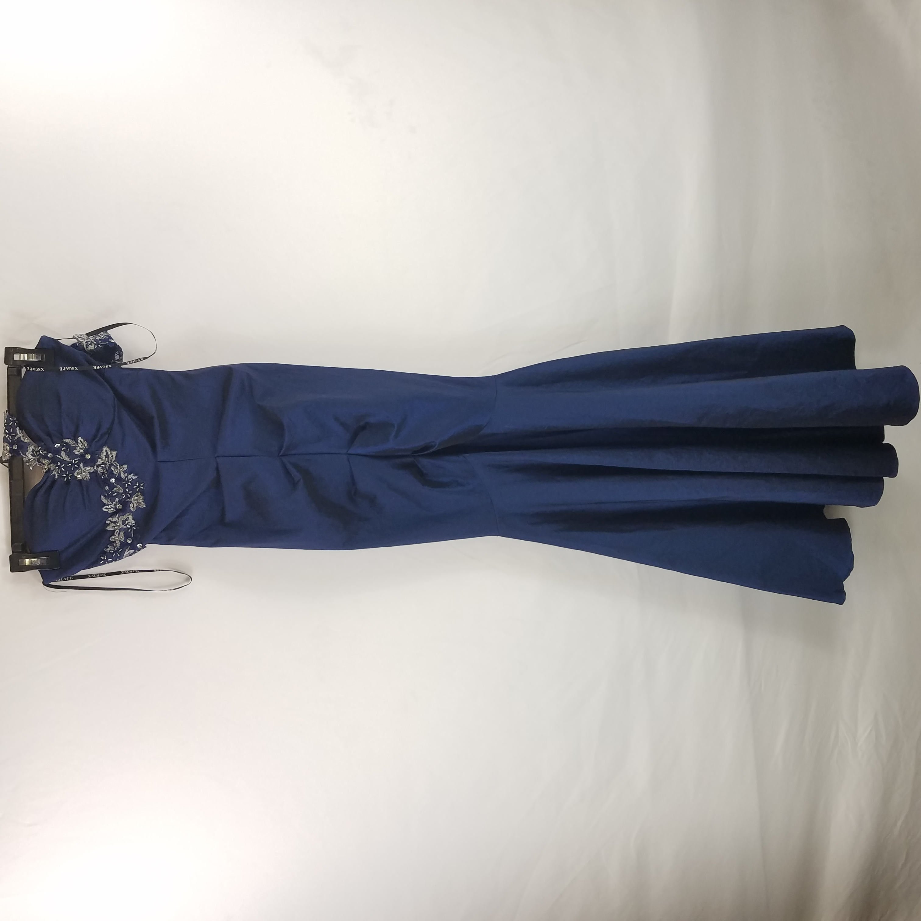 Xscape Women's Blue Sleeveless Dress Size 2024 2 NWT