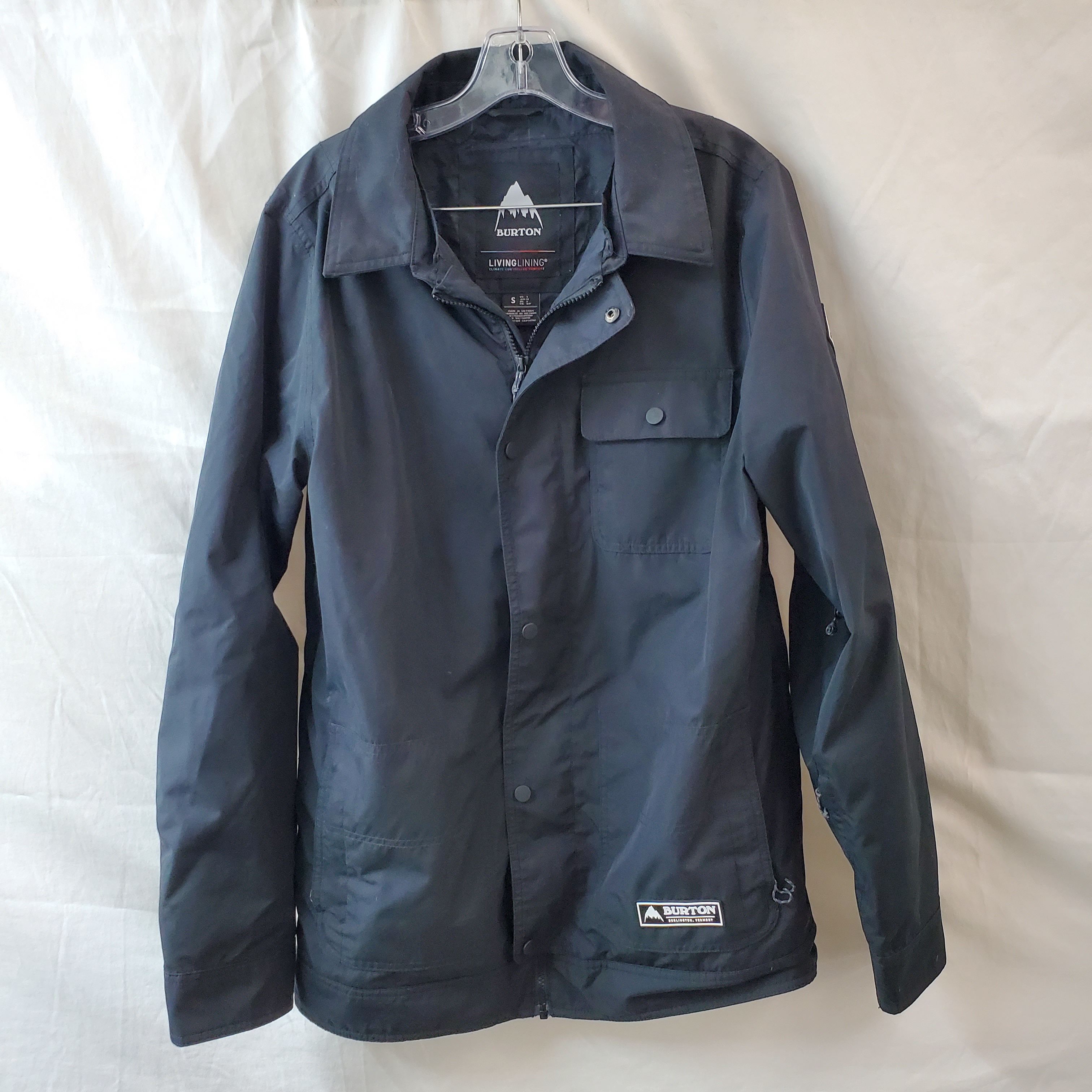 Buy the Burton Black Zip Up Jacket GoodwillFinds