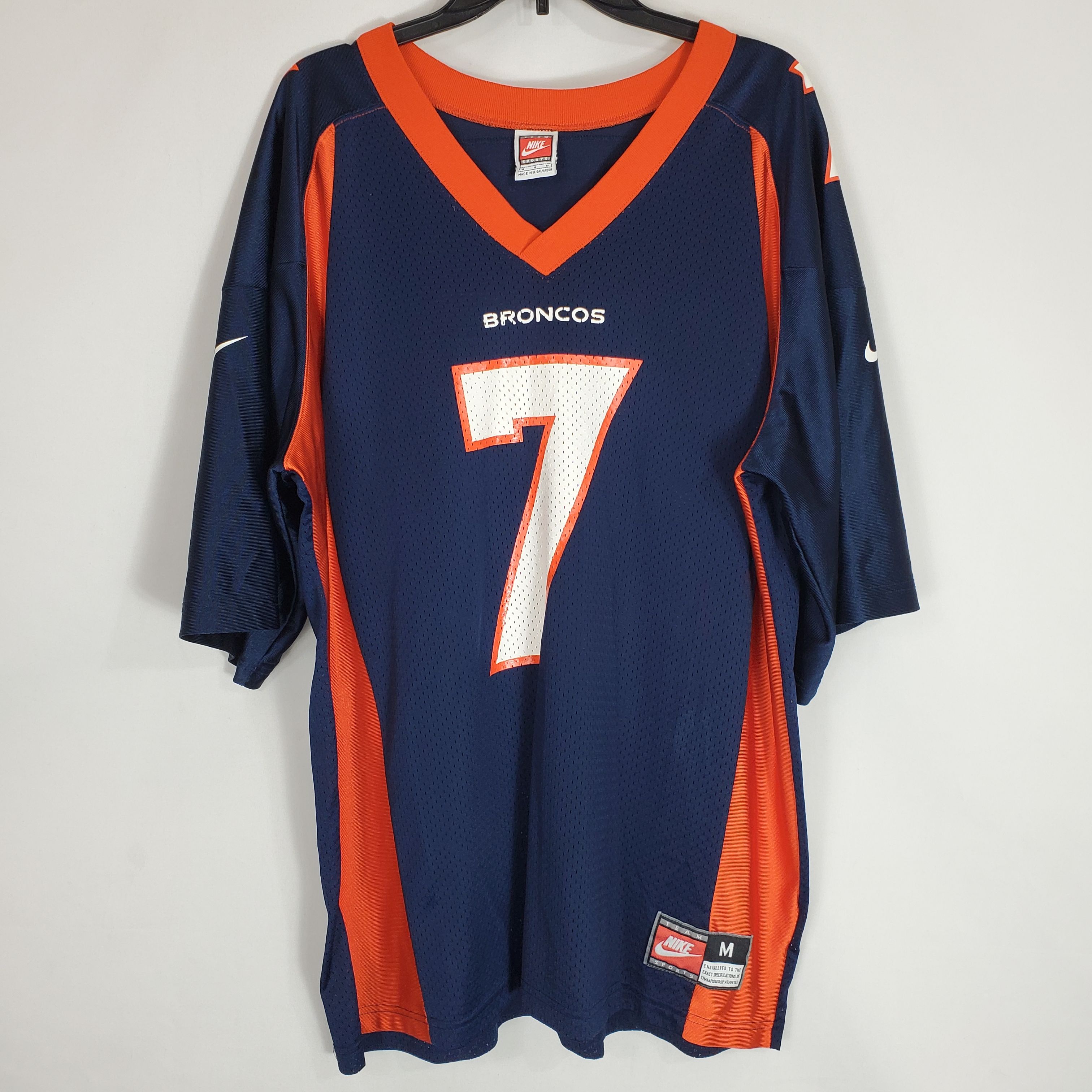 LOGO ATHLETIC Made In USA DENVER BRONCOS JOHN ELWAY 7 JERSEY SZ Large 