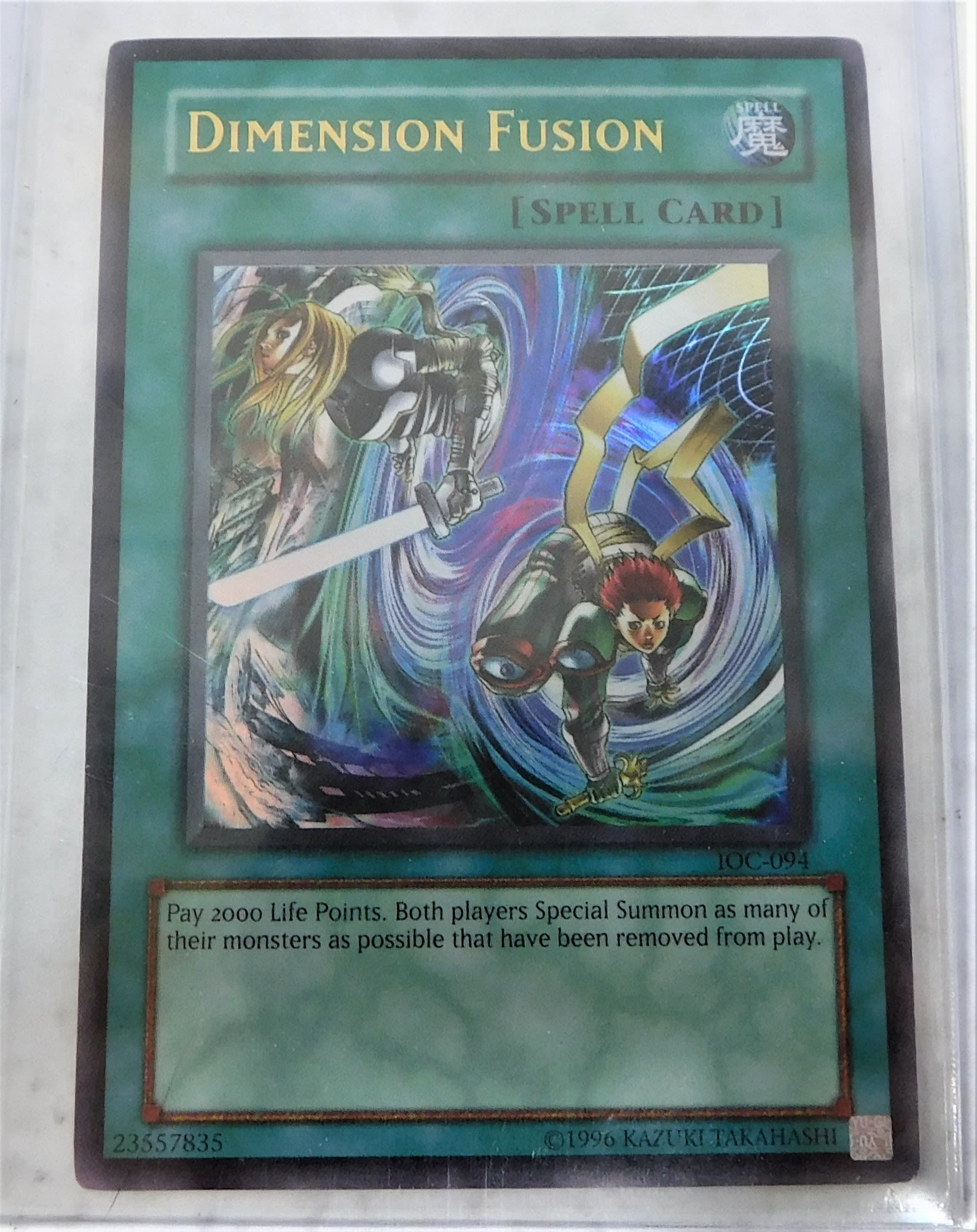 Buy the Yugioh Dimension Fusion Ultra Rare Invasion of Chaos IOC