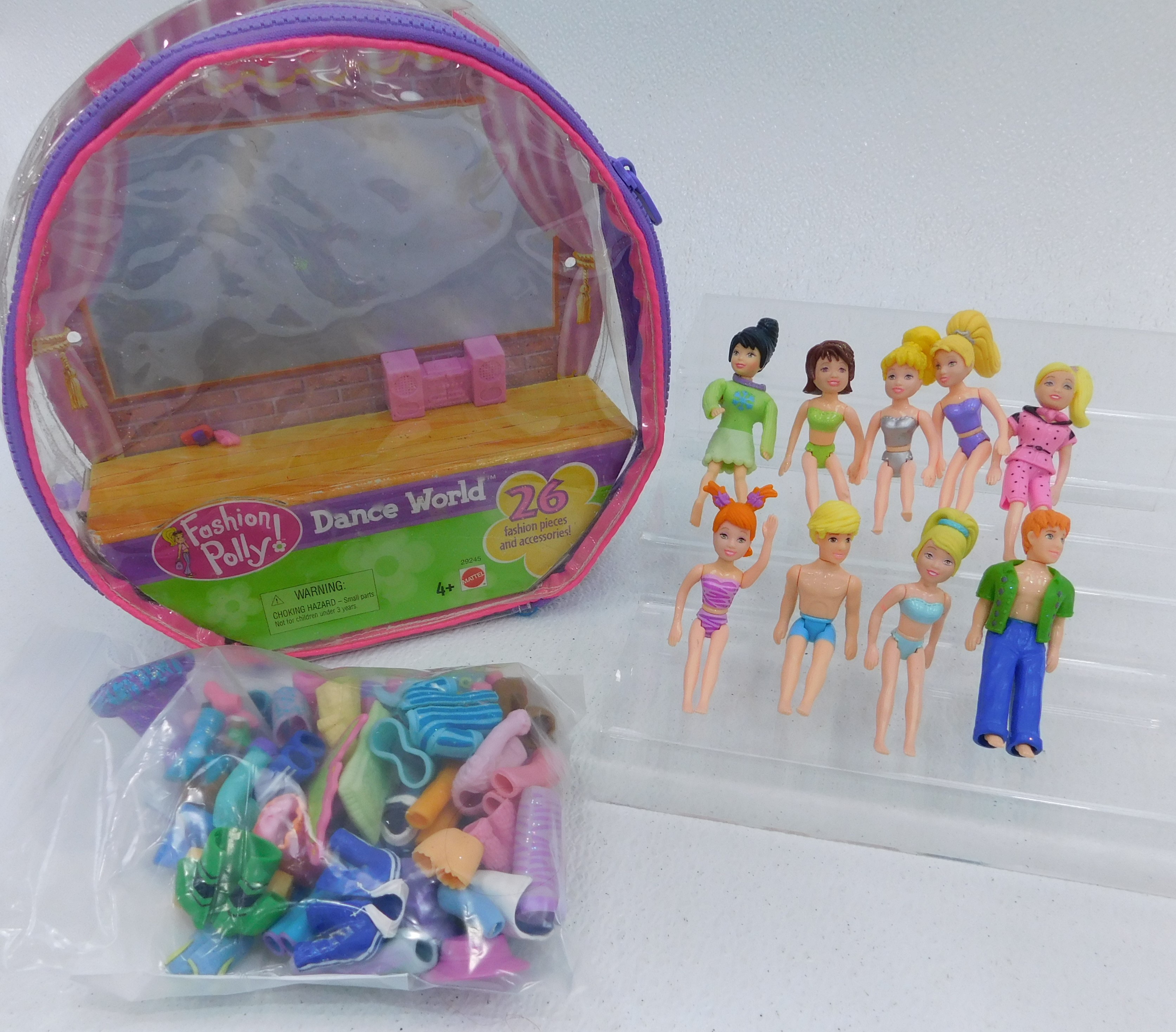 Buy the Polly Pockets Fashion Polly Dance World Playset Case w/ Dolls ...