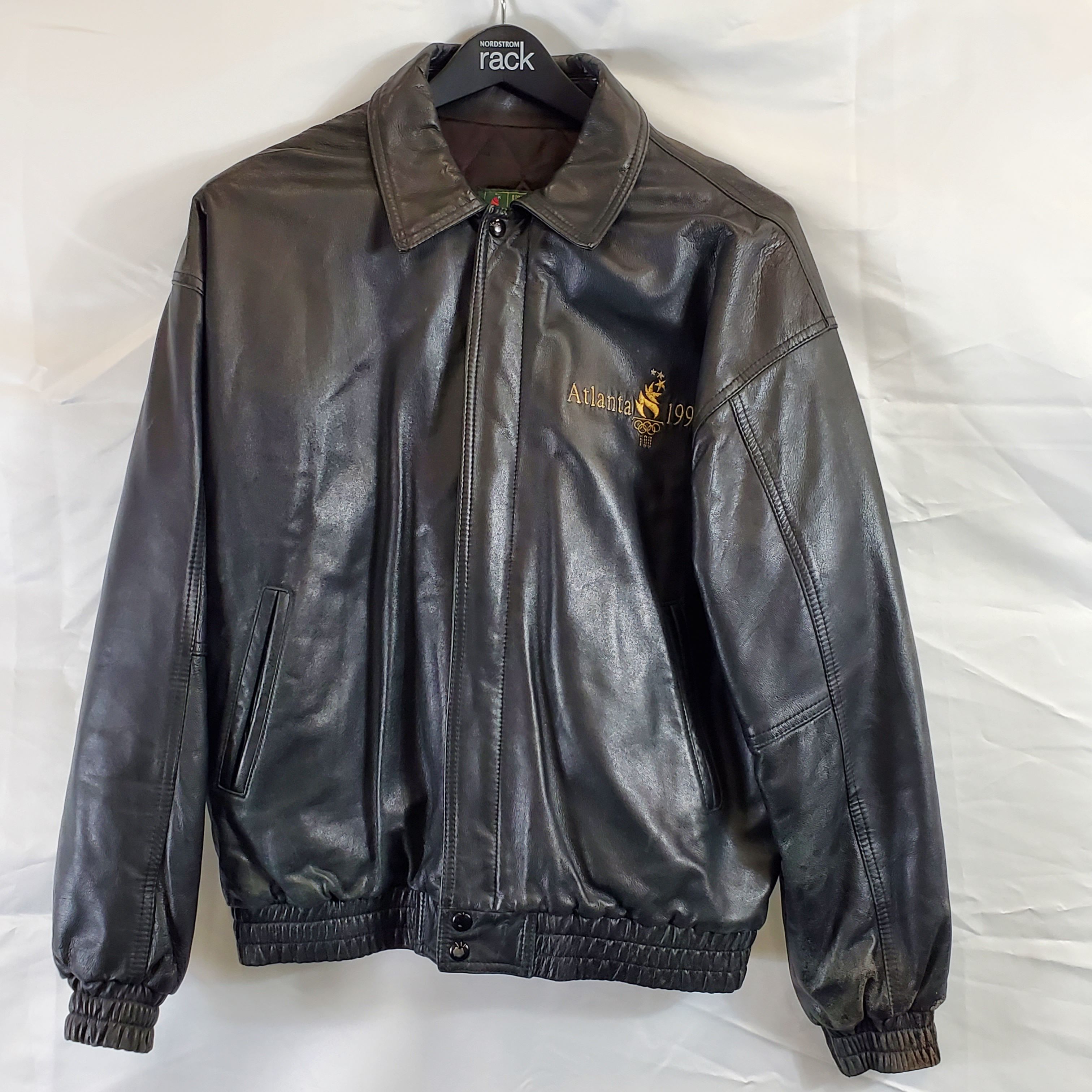 Buy the 1996 Olympics Atlanta Men Black Jacket L | GoodwillFinds