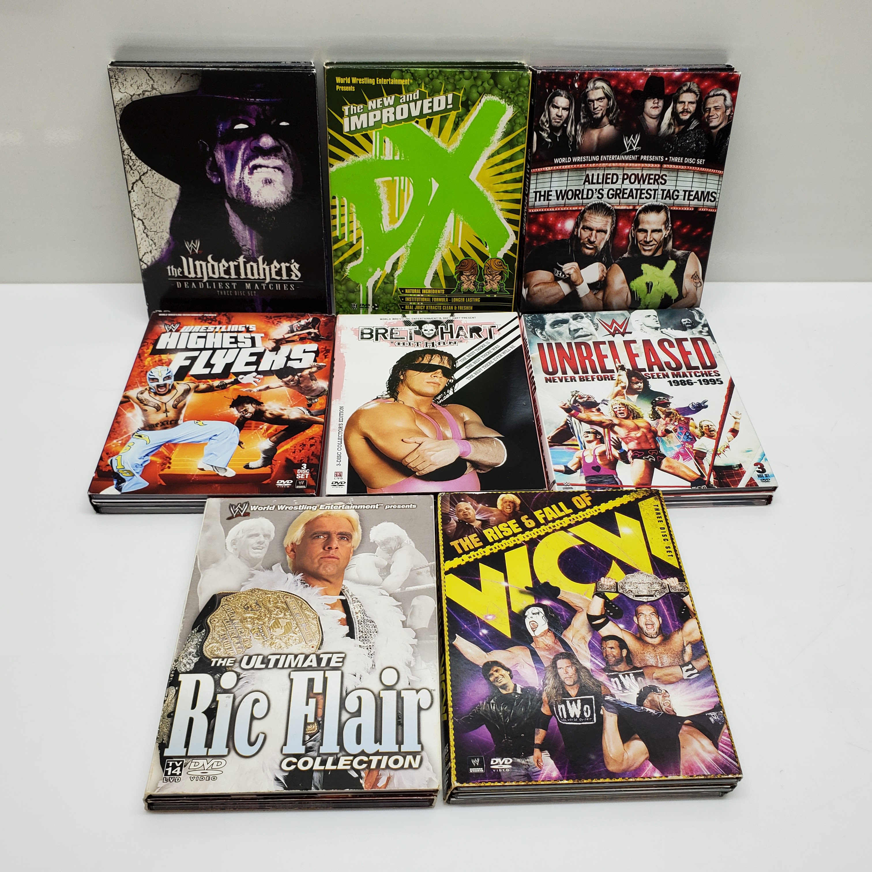 Buy The Wrestling DVD Lot X8 | GoodwillFinds