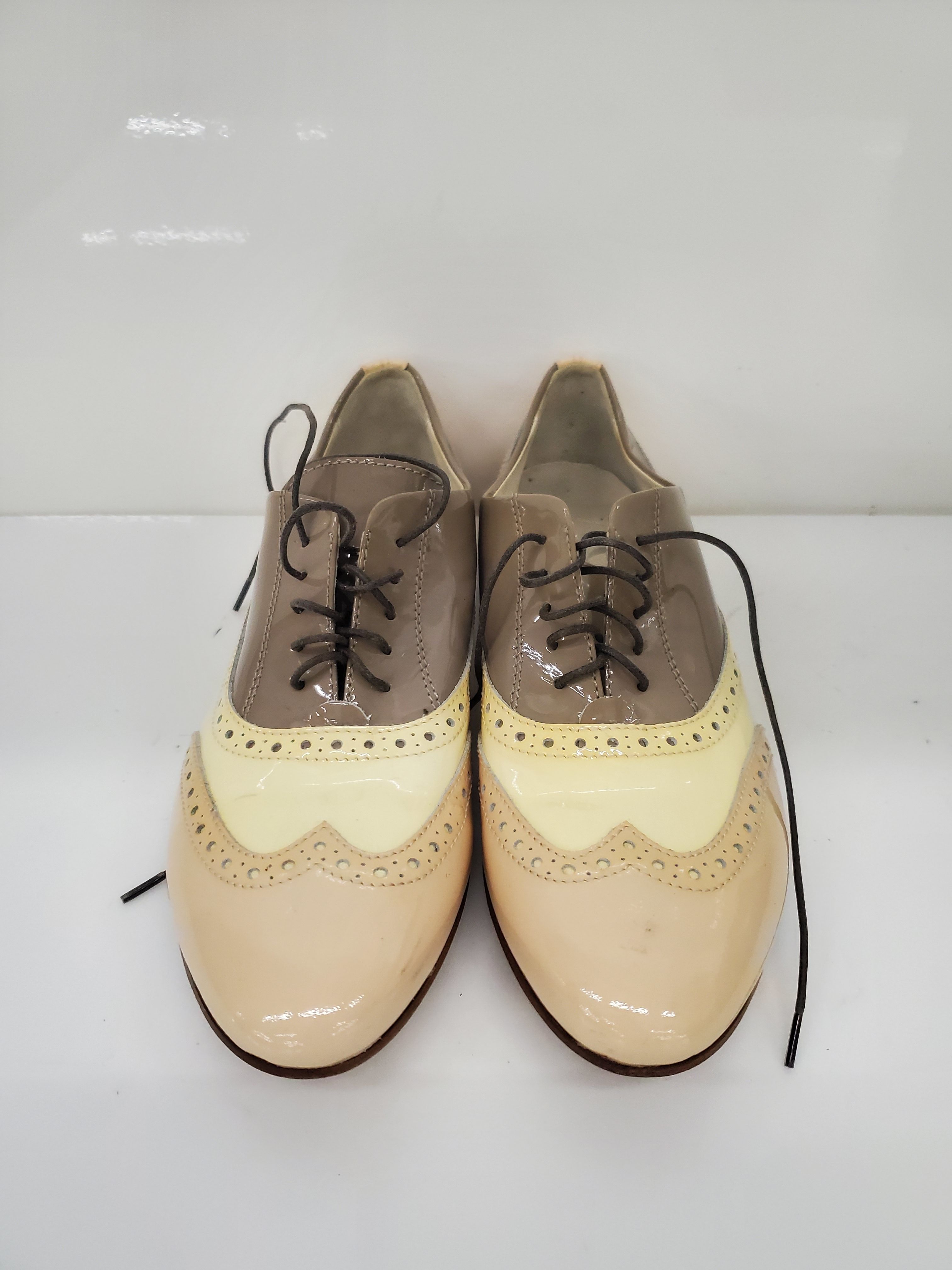 Buy AGL Attilio Giusti Leombruni WINGTIP PATENT LEATHER OXFORD Shoes Size M5 W6.5 for USD 25.99 GoodwillFinds