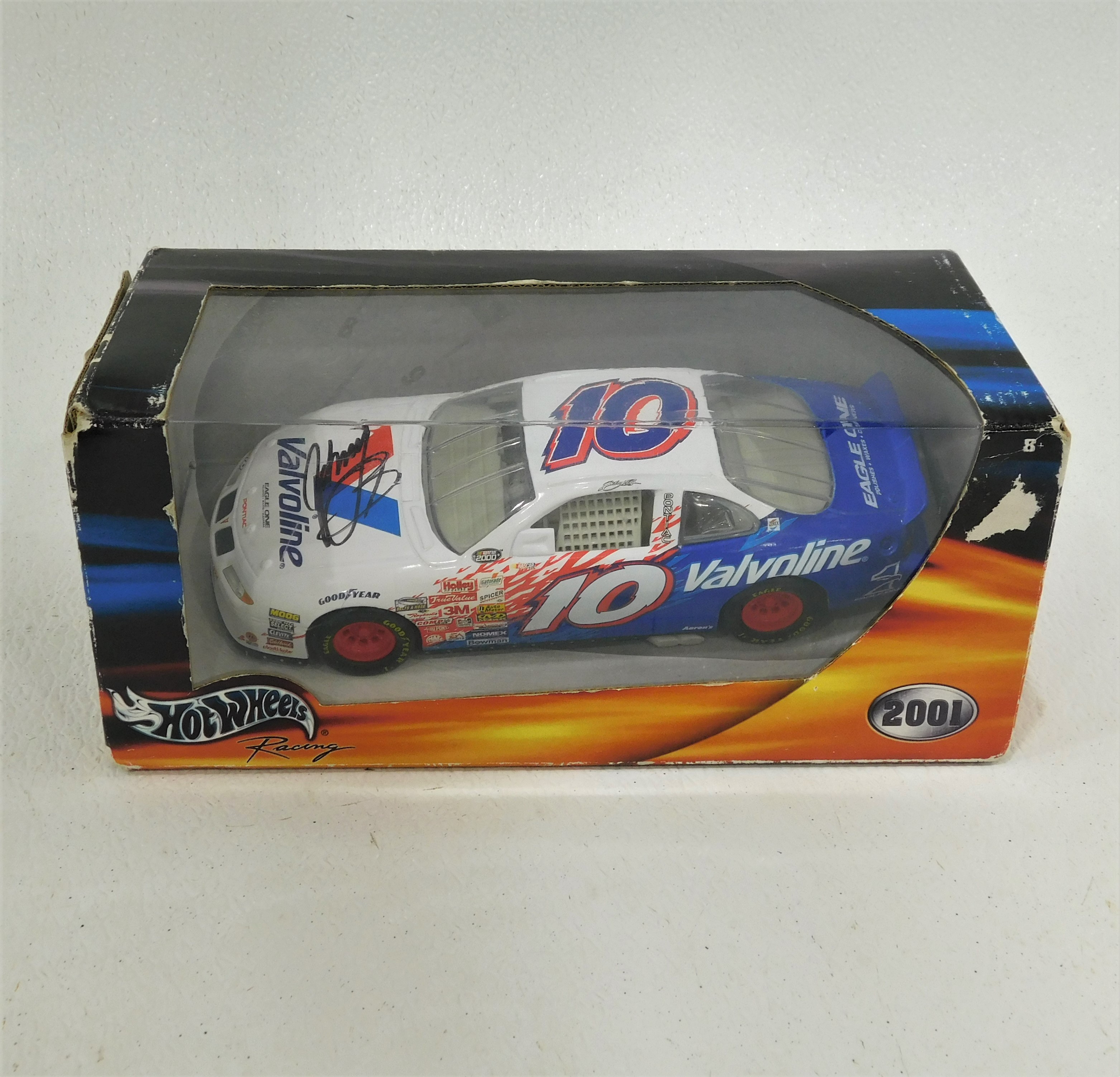 Buy the NASCAR Johnny Benson Signed Diecast Replica Car IOB | GoodwillFinds