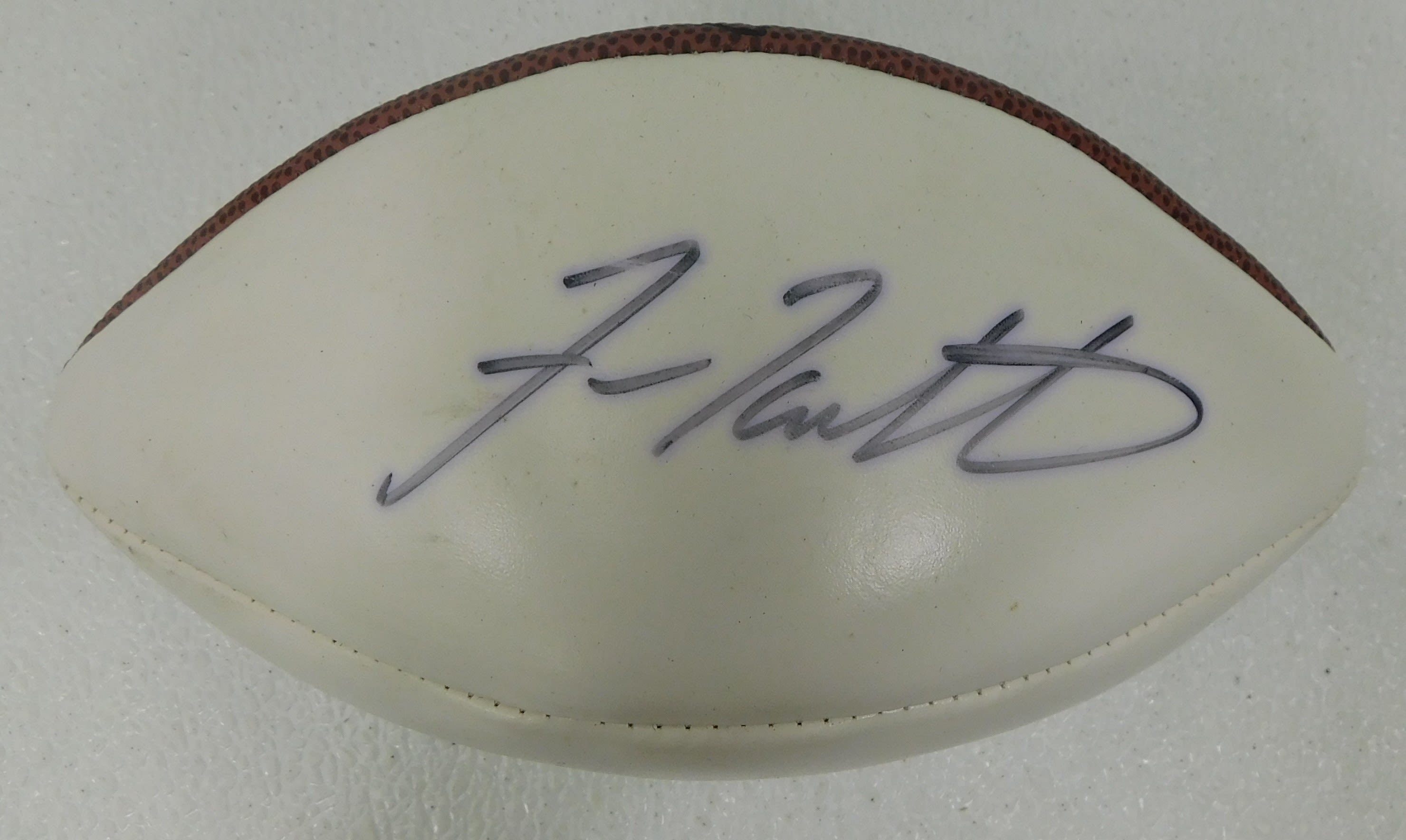 Buy the HOF Fran Tarkenton Signed Mini-Football Minnesota Vikings