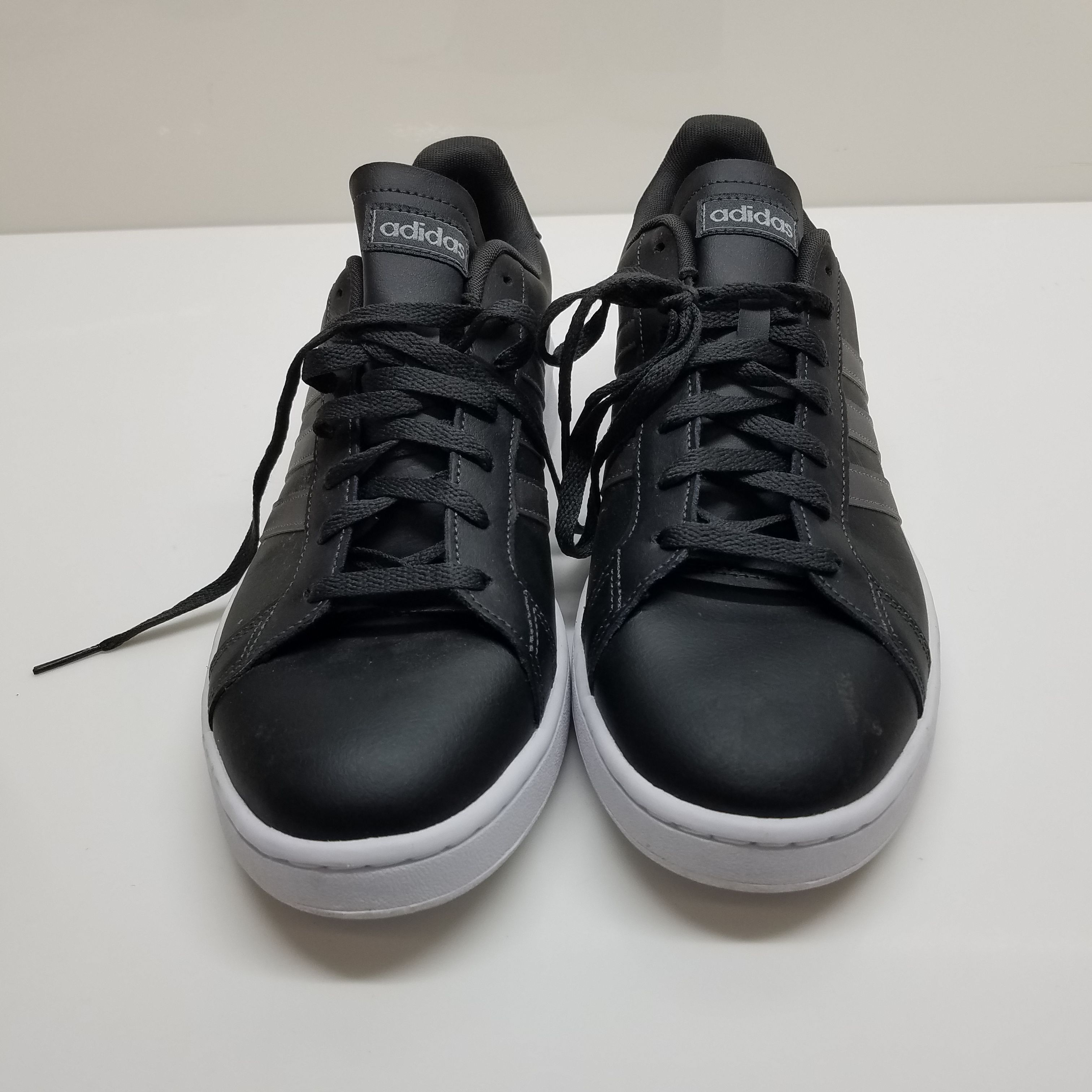 Buy the Adidas Mens Grand Court Black Sneakers Size 13 | GoodwillFinds