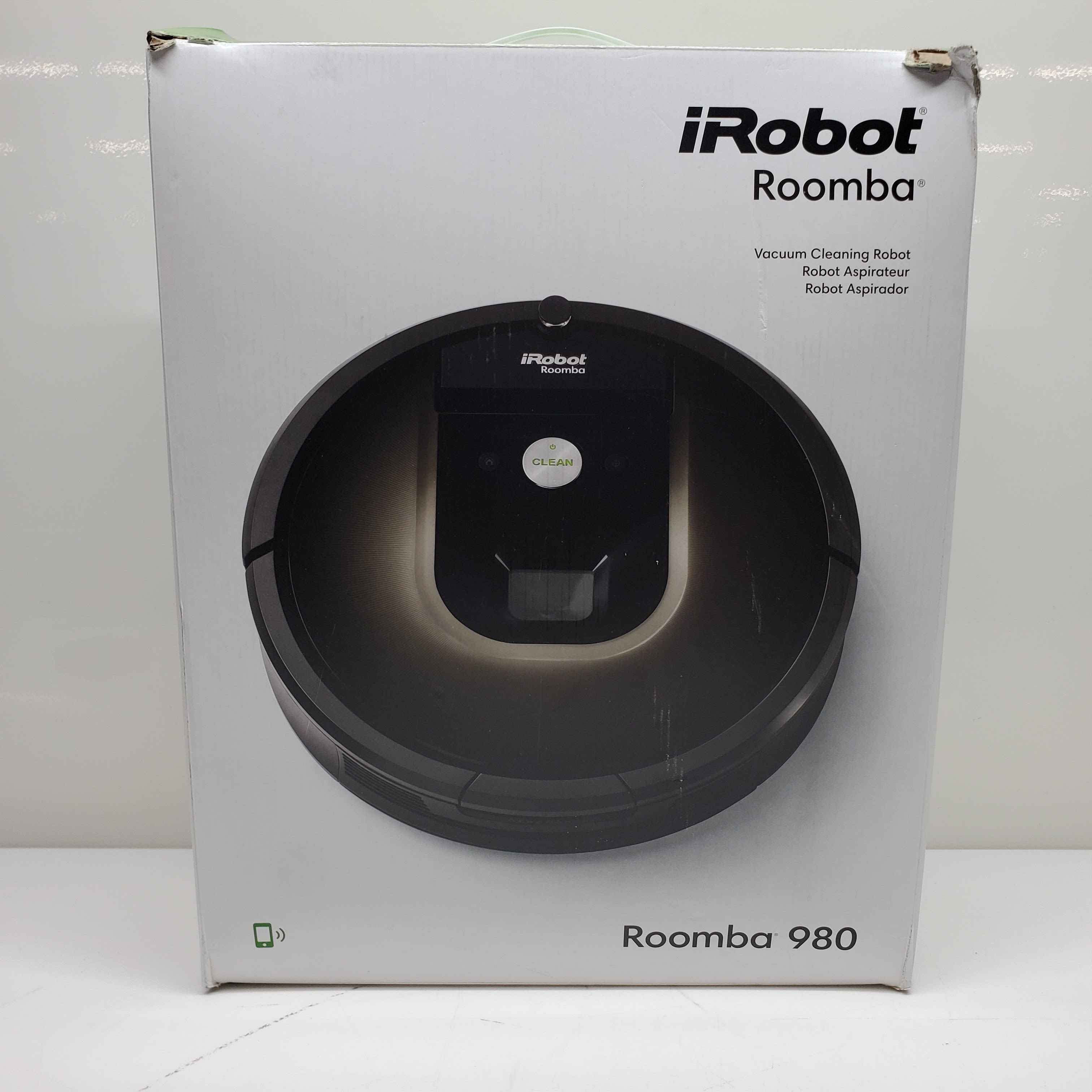 Buy the iRobot Roomba 980 Vacuum Cleaning Robot Opened Box