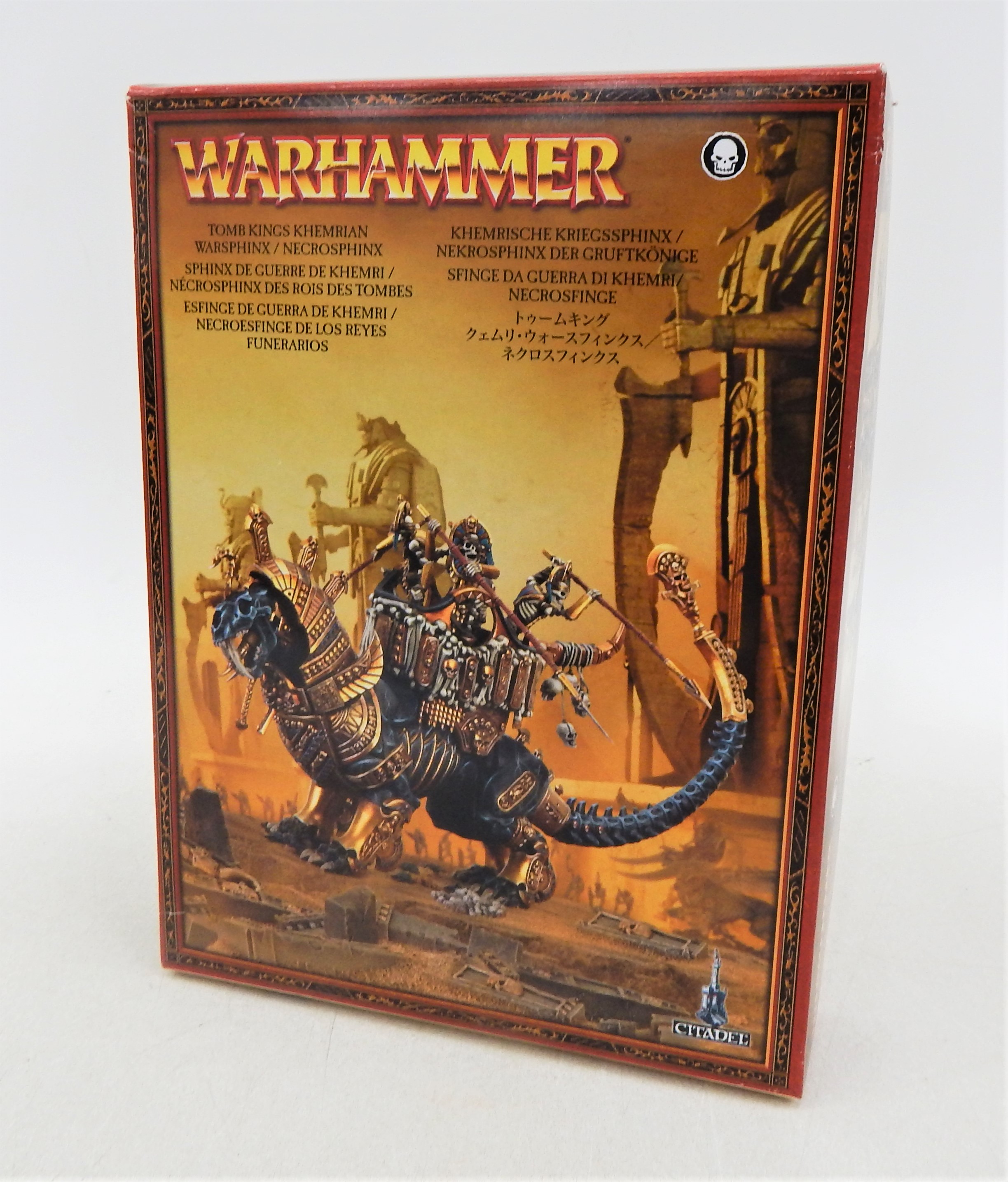 Buy the Warhammer Tomb Kings Khemrian War Spinx IOB | GoodwillFinds