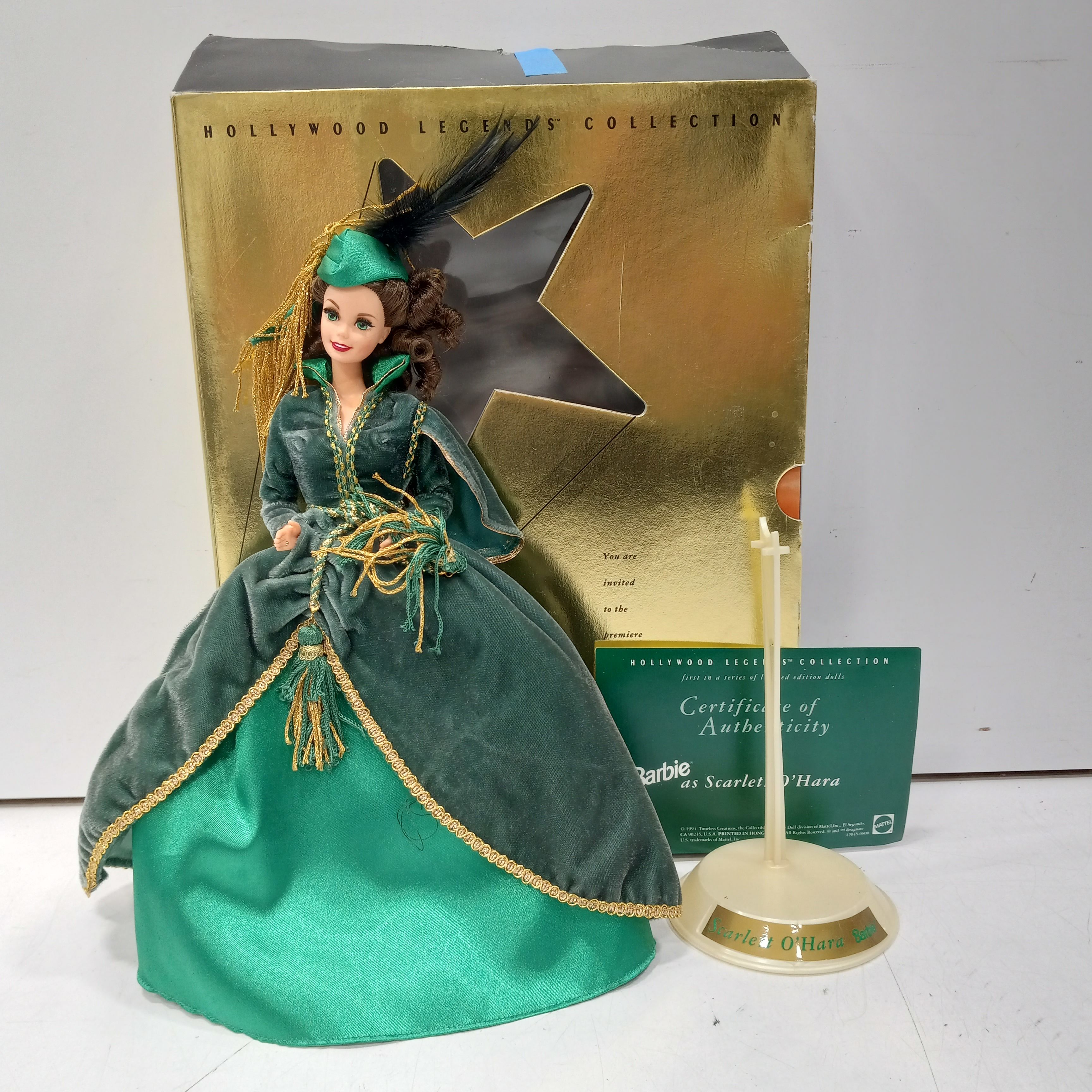 Buy 1994 - Mattel - Hollywood Legends Collection - Barbie as Scarlett  O'Hara - IOB for USD 19.99 | GoodwillFinds