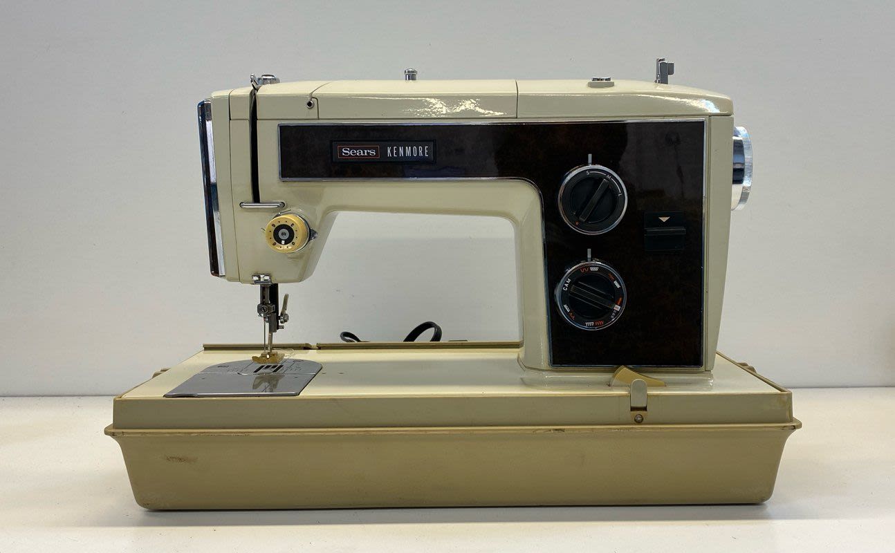 Buy the Sears Kenmore Sewing Machine Model 158 | GoodwillFinds