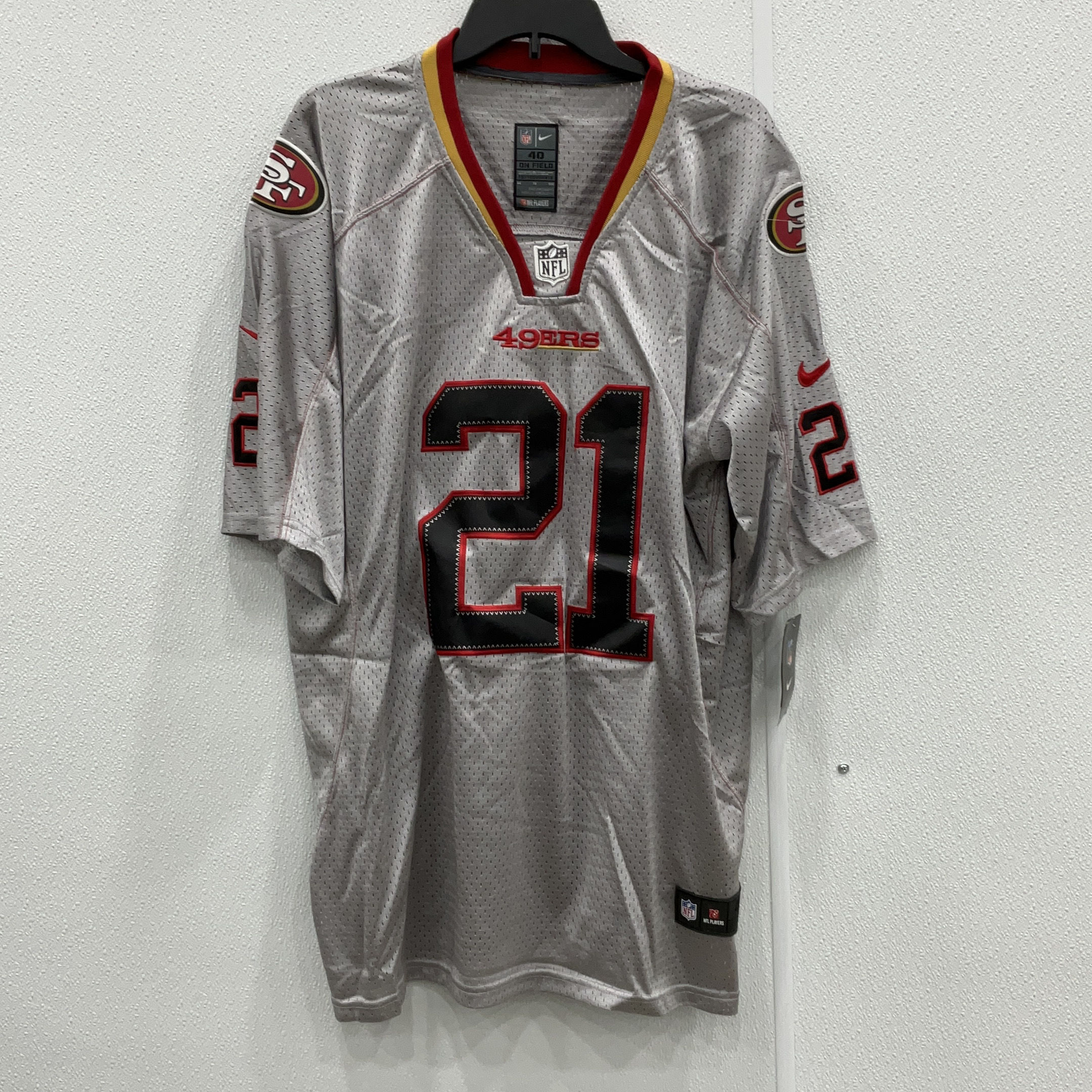 49ers sales grey jersey