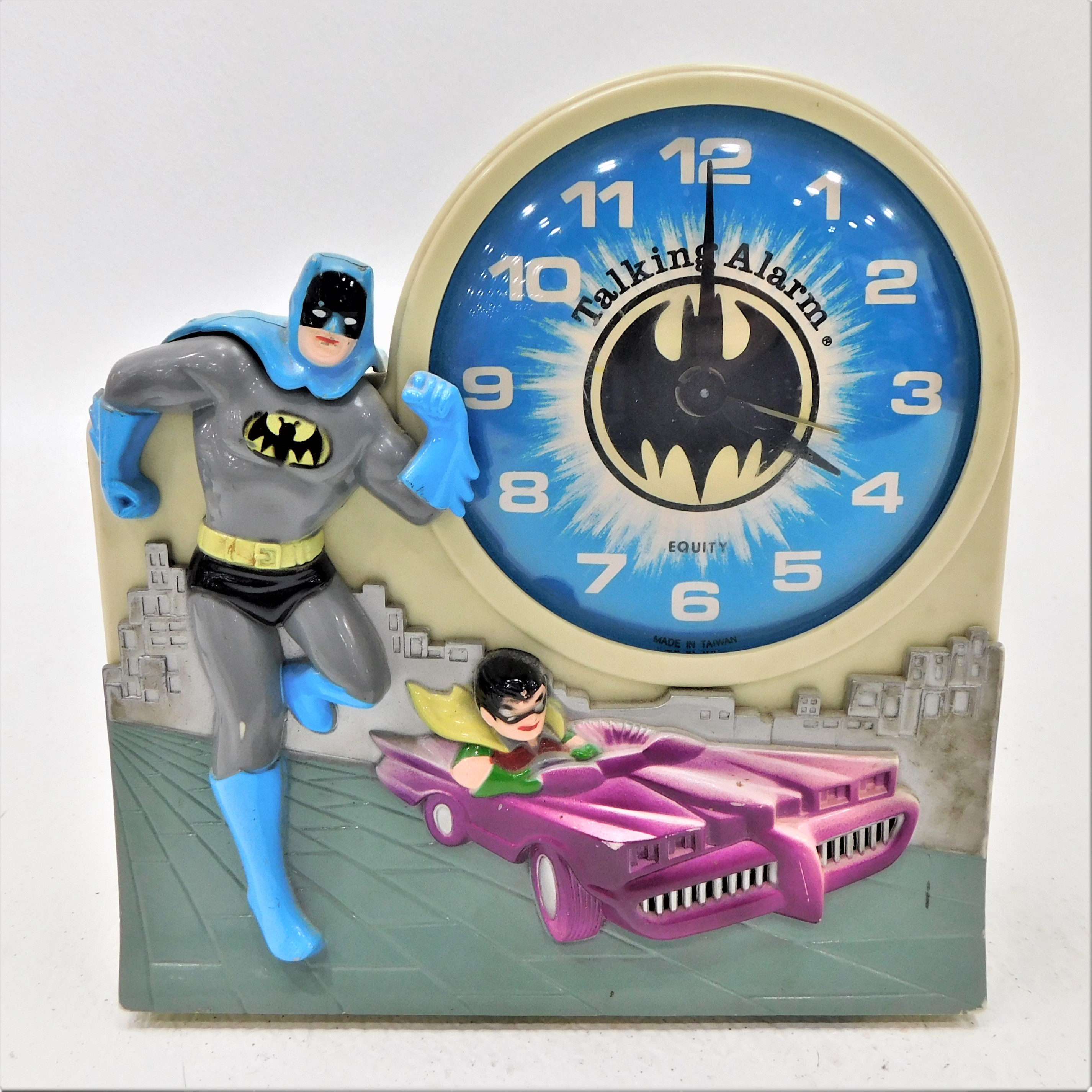 Buy the Vintage 1974 Janex Batman and Robin Alarm Clock Untested ...