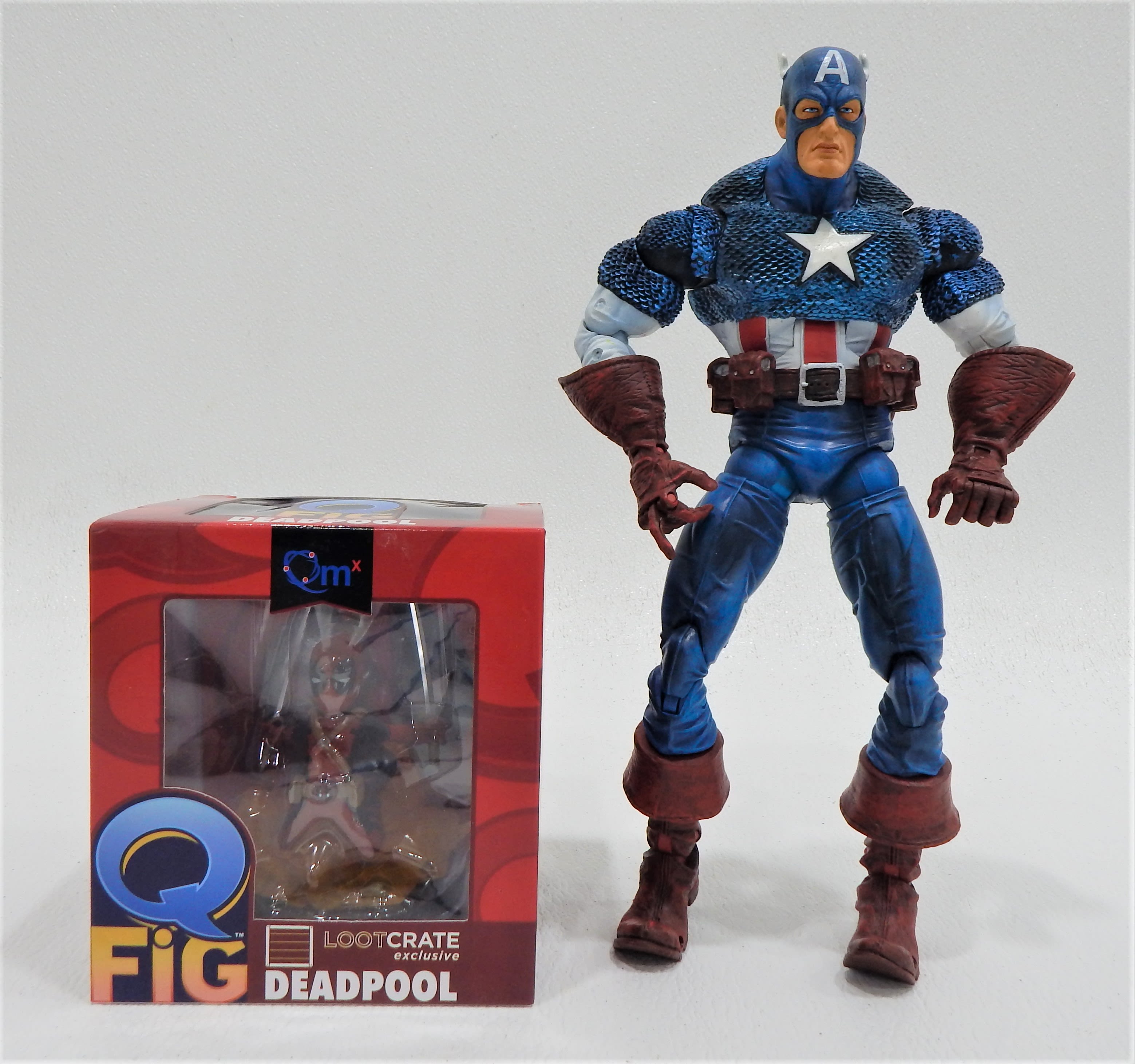 Buy the Marvel Captain America 12 In Action Figure Toy Biz W/ QMX